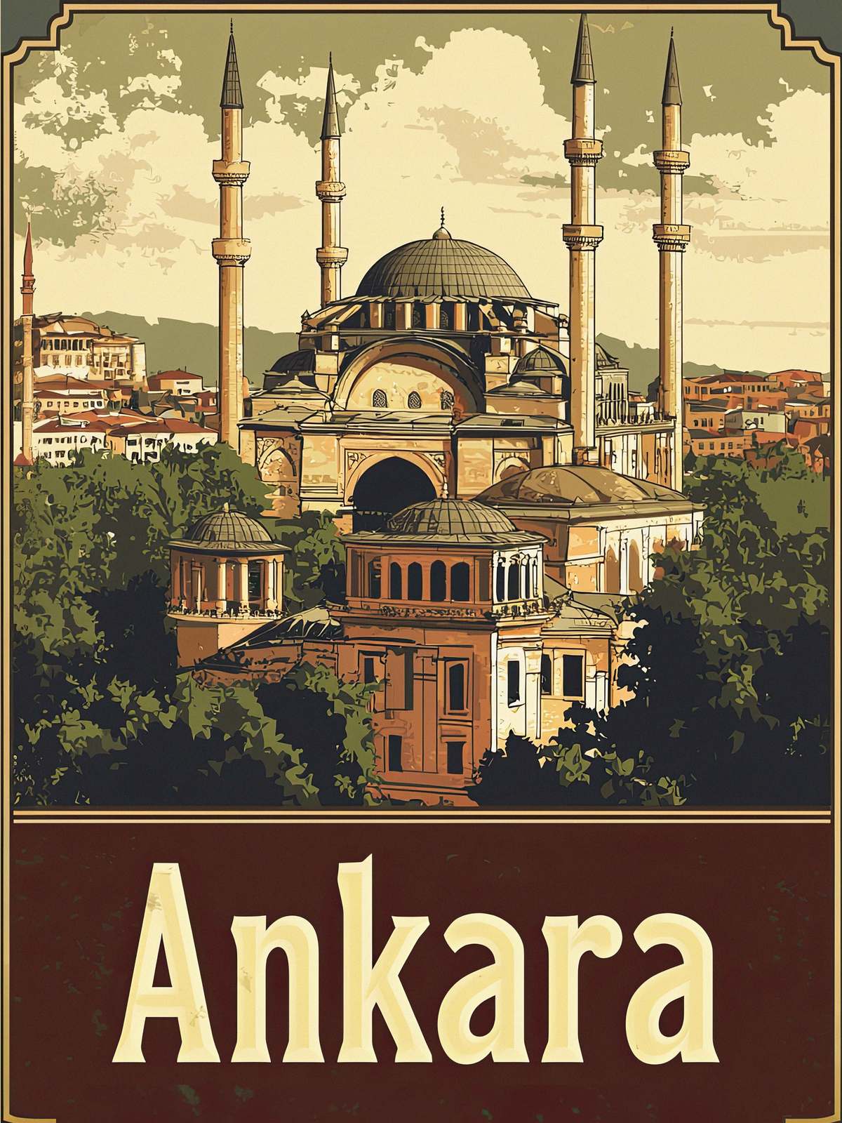 Poster - Ankara Mosque