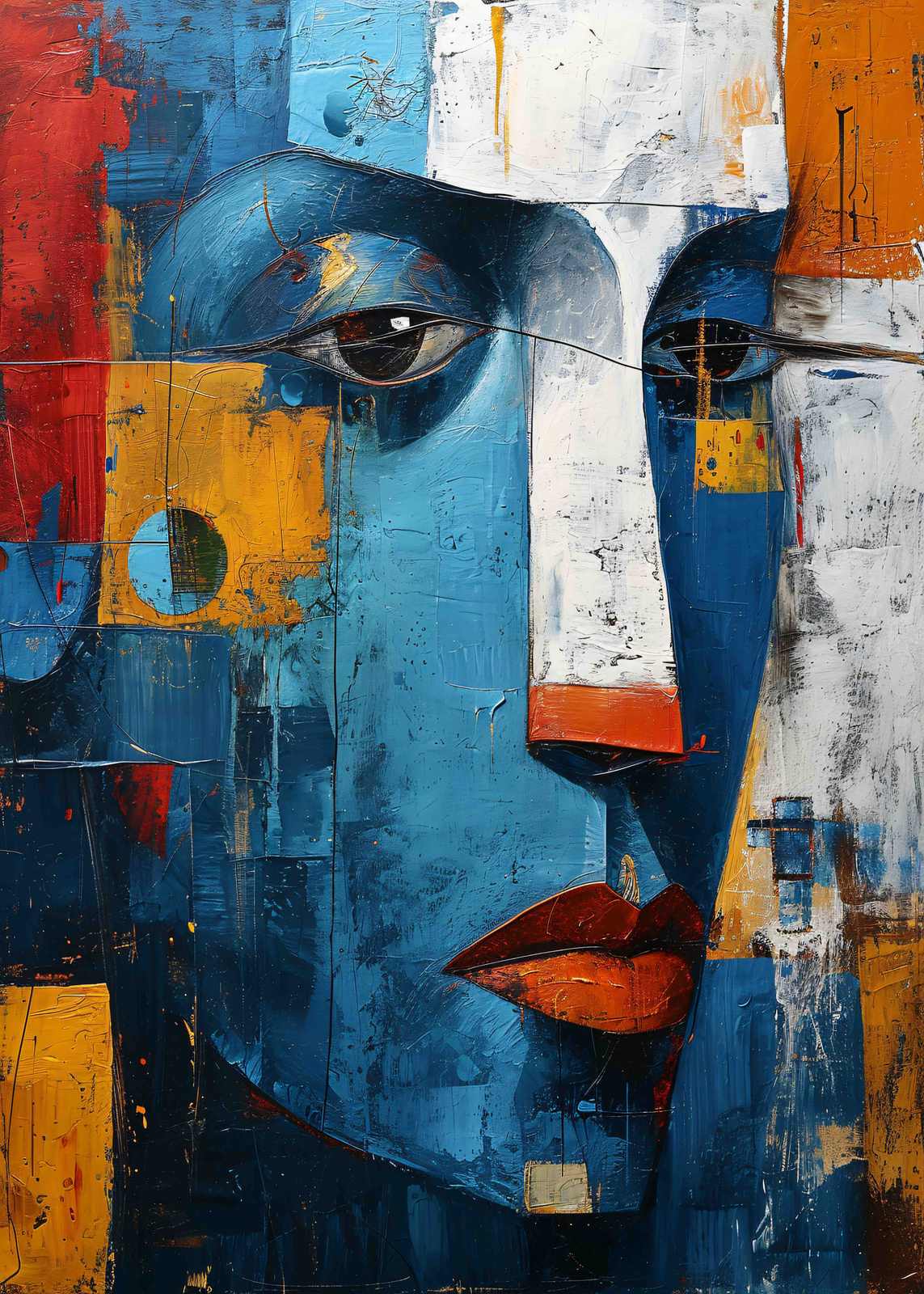 Poster - Abstract Face Art