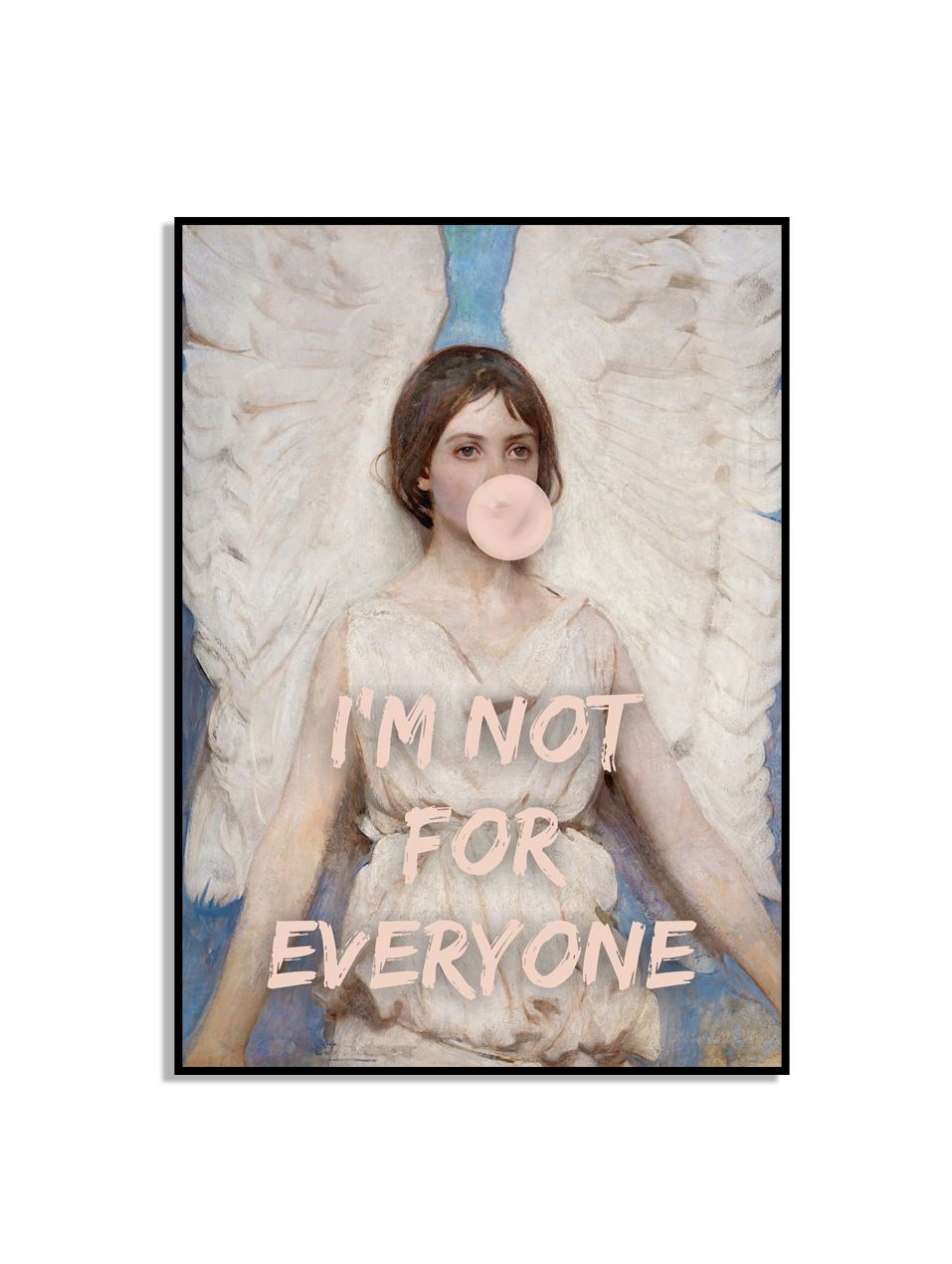 Angel with Bubblegum Poster