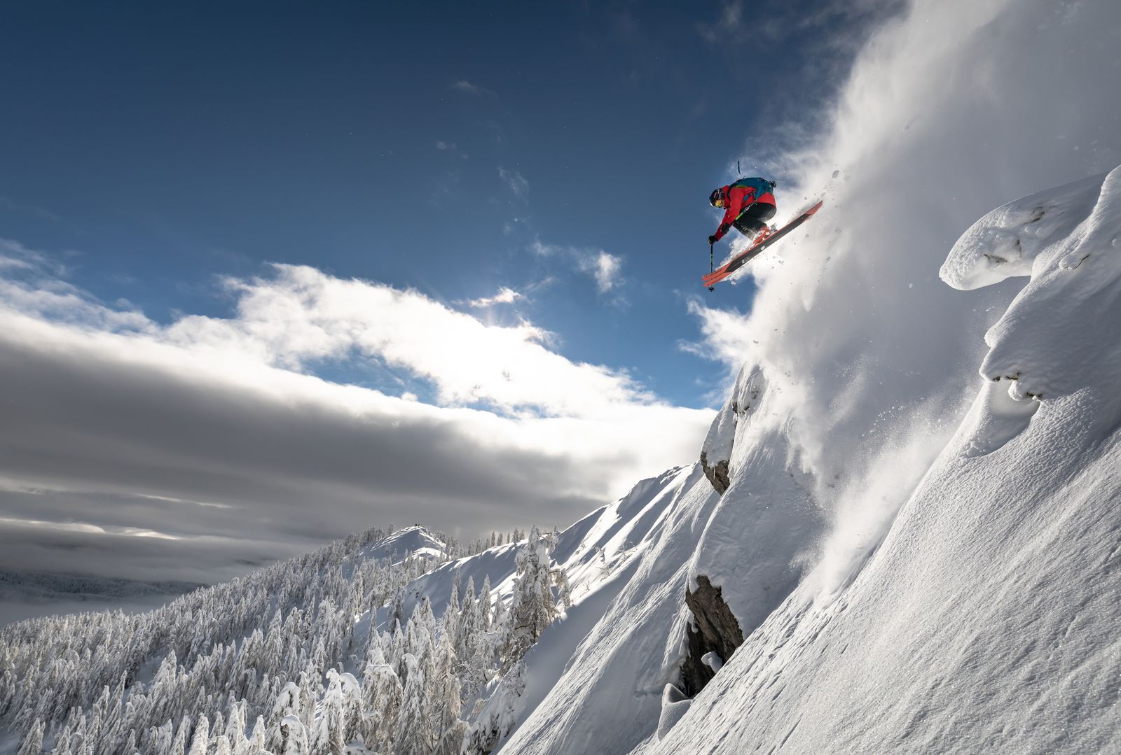 Poster - Snowy Mountain Ski Adventure