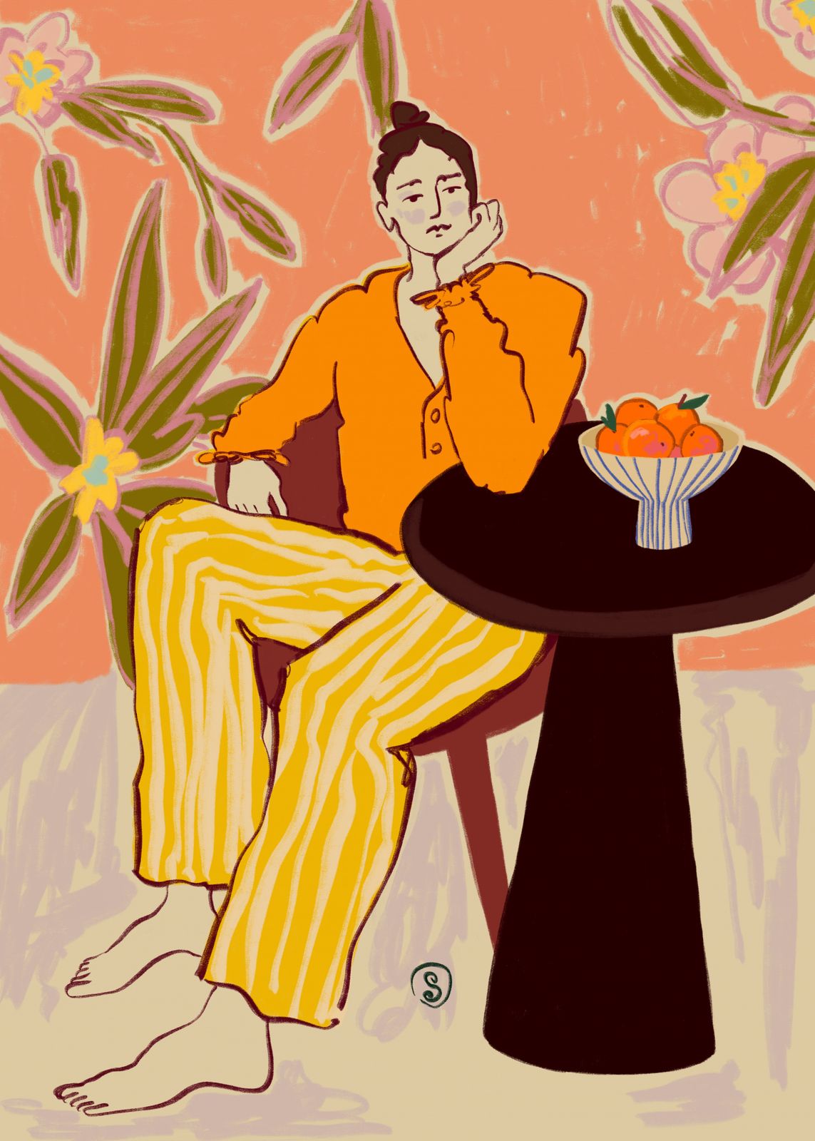 Poster - Relaxed Contemplation