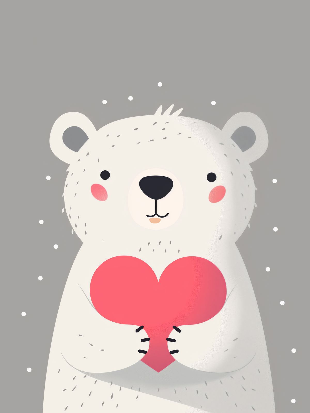 Poster - Bear with Heart