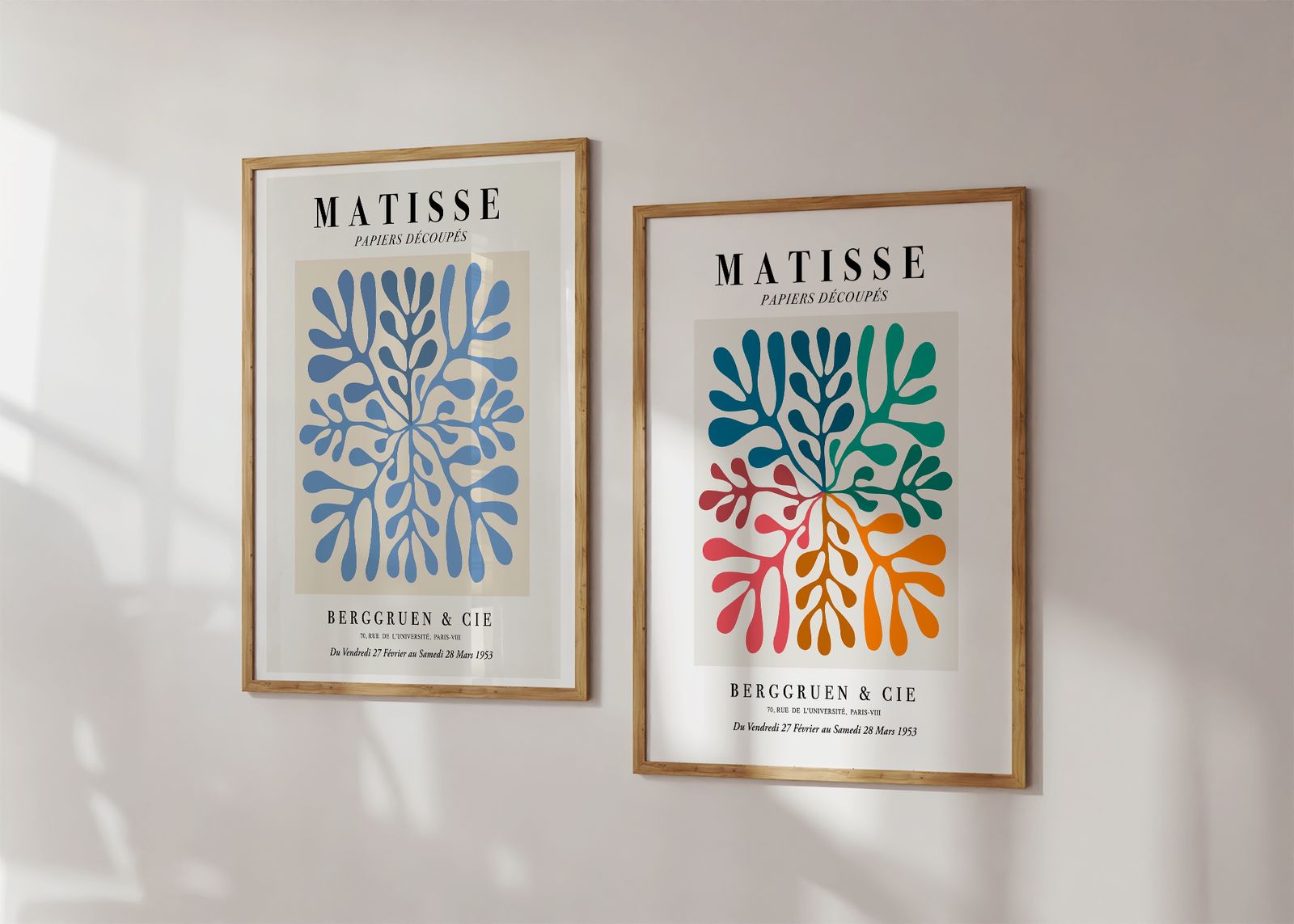 Poster - Matisse Papiers Découpés / Set of 2