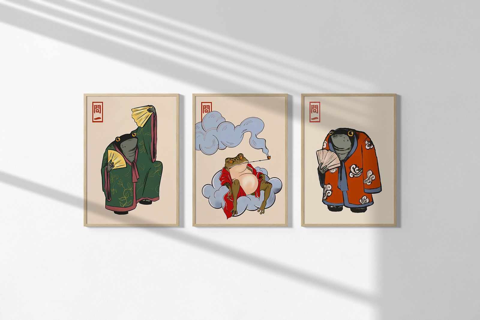 Poster - Frog Art Series / Set of 3