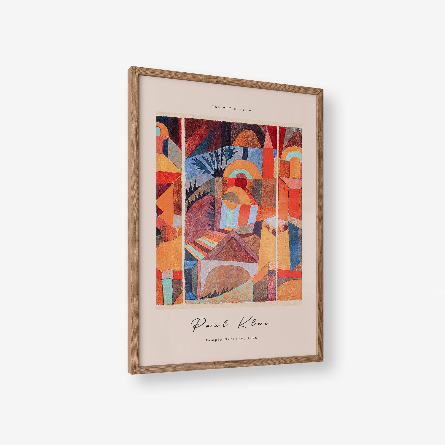 Poster - Temple Gardens by Paul Klee