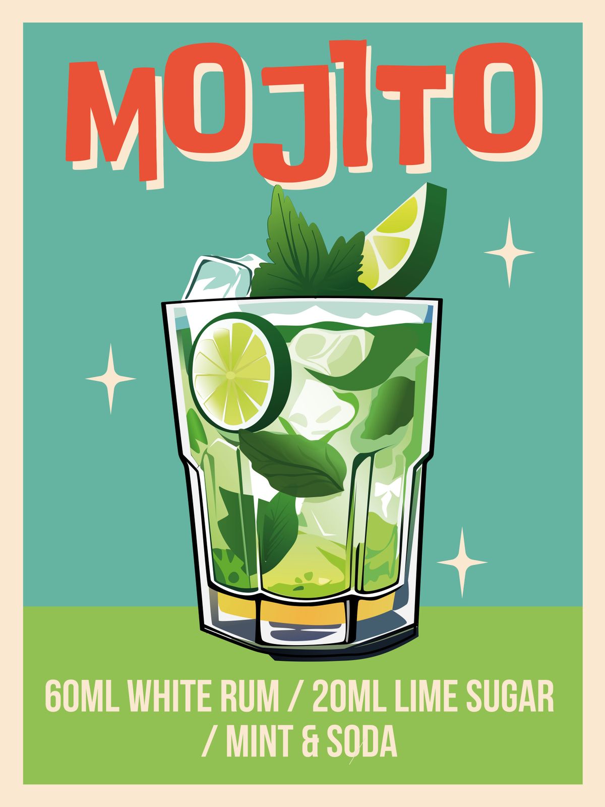 Poster - Mojito Cocktail