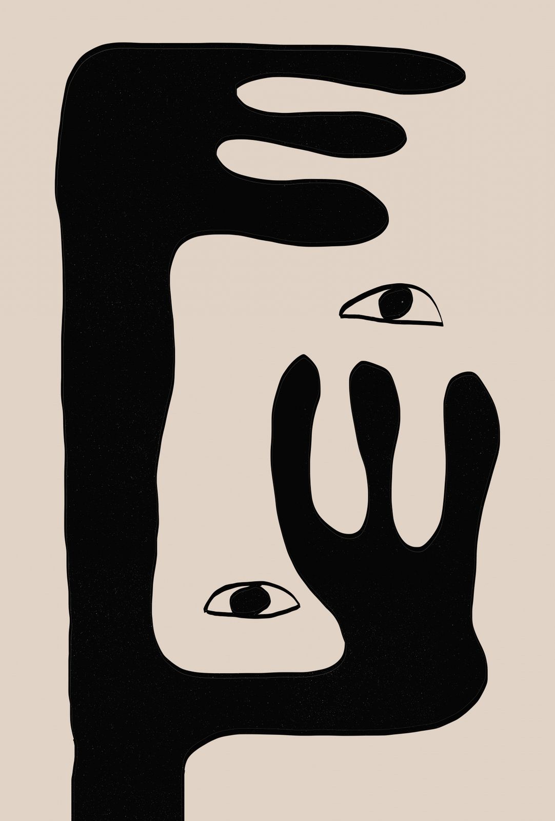 Poster - Abstract Faces
