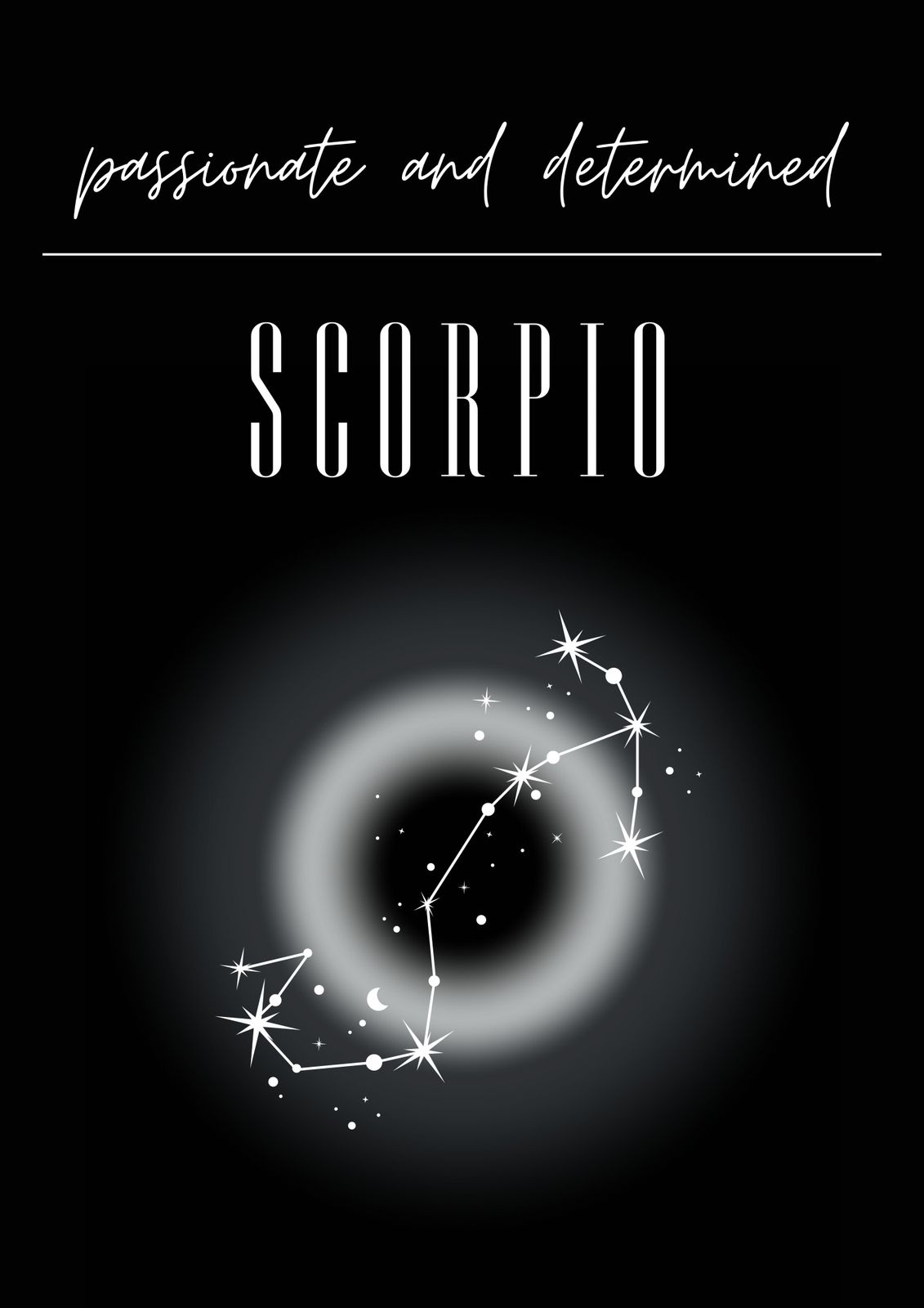 Poster - Scorpio Zodiac Sign