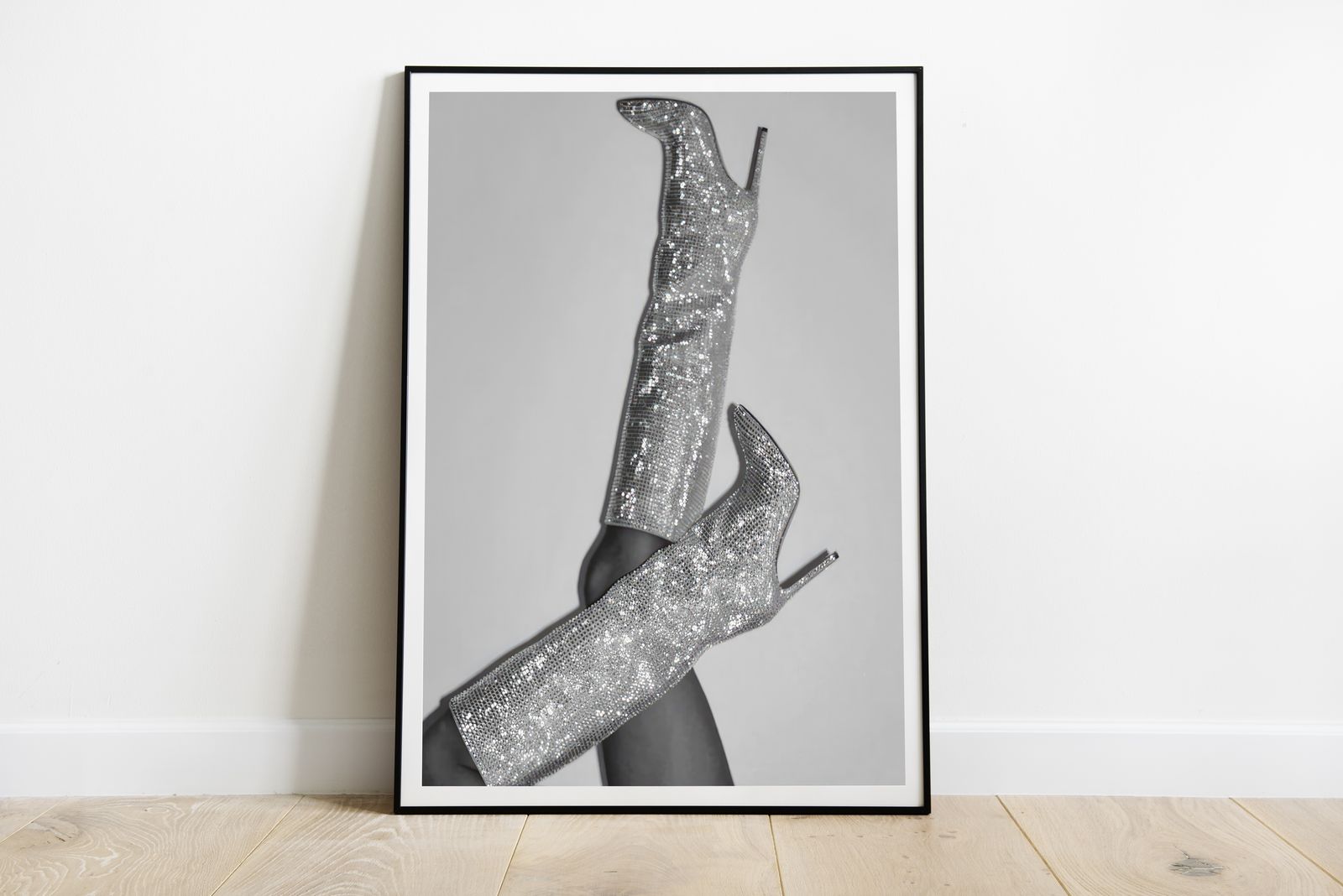 Poster - Glam Silver Boots