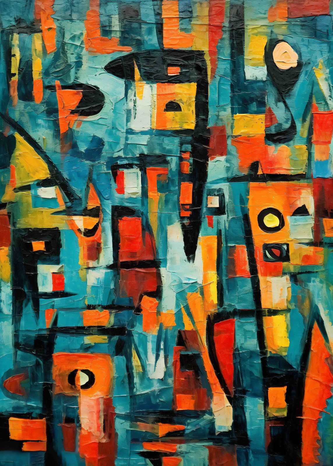 Poster - Abstract Color Blocks