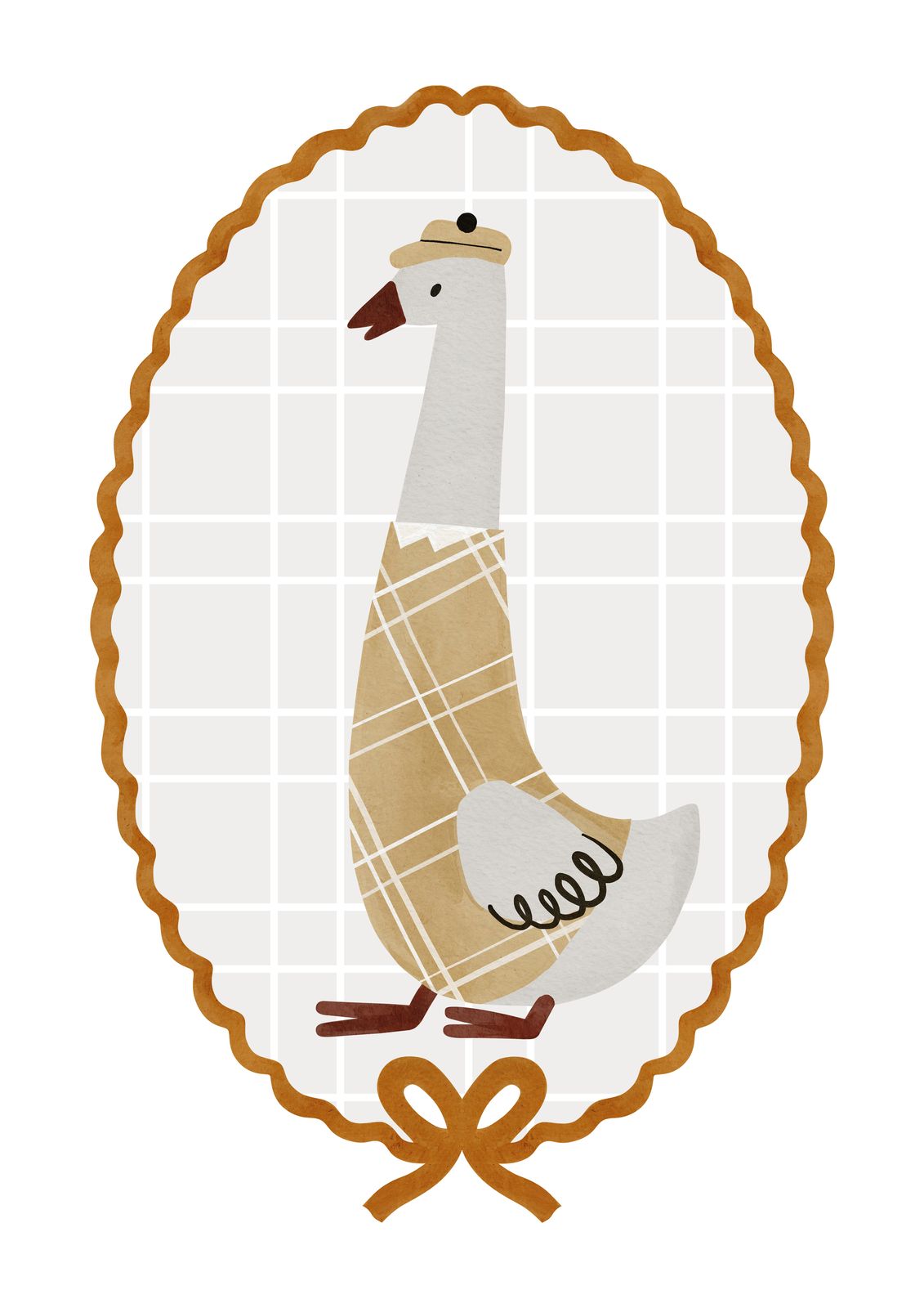 Poster - Goose Illustration