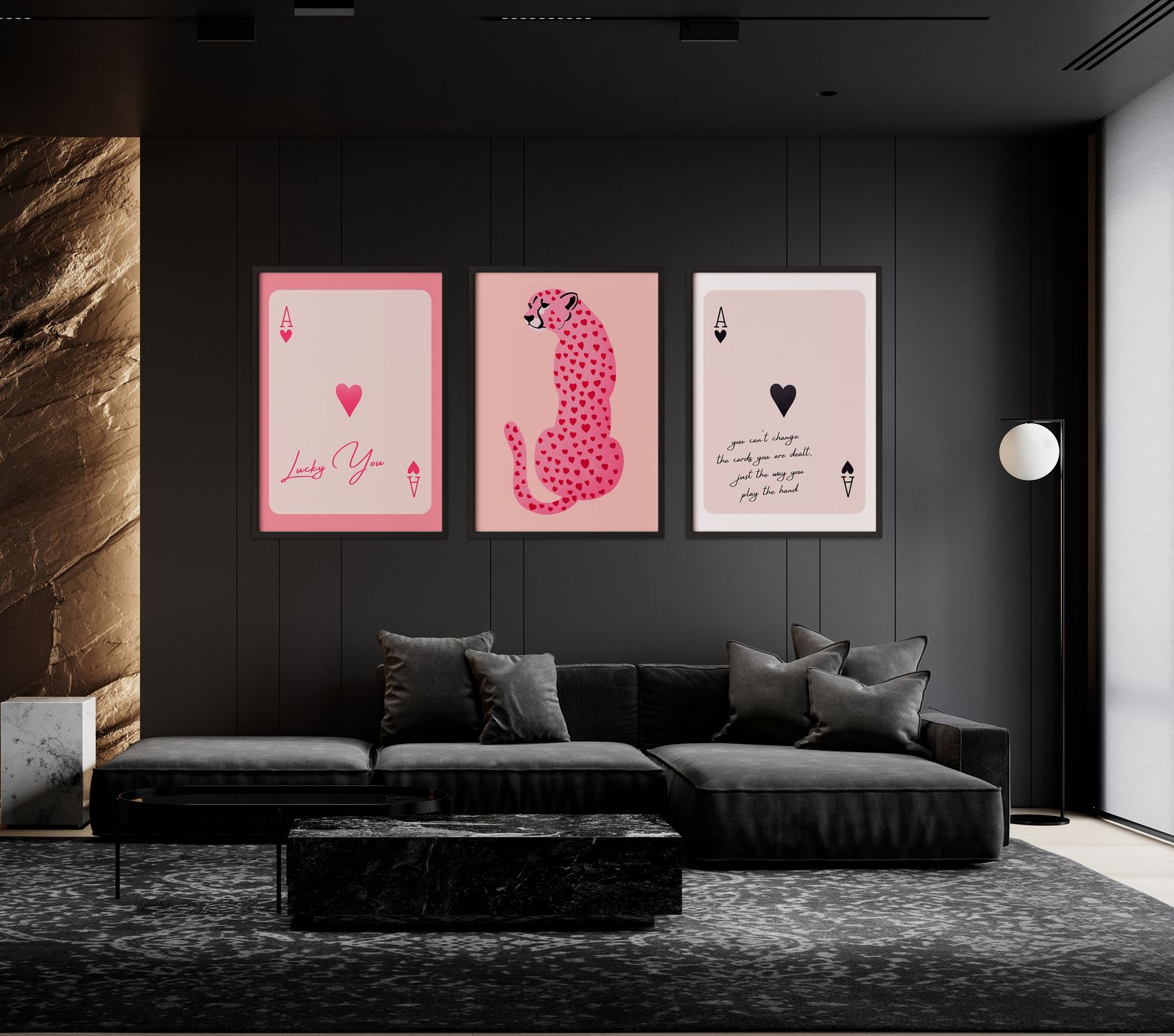 Poster - Lucky Hearts / Set of 3