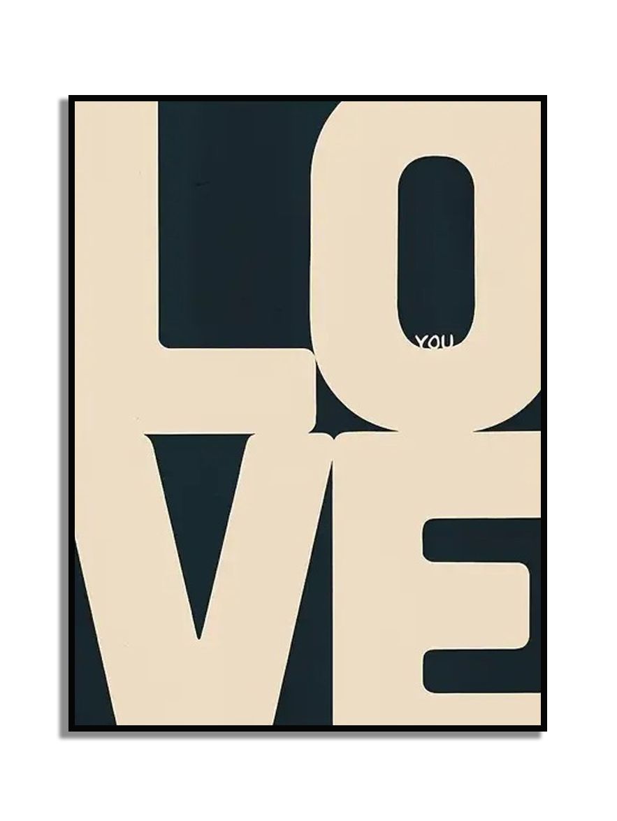 Poster - LOVE Typography