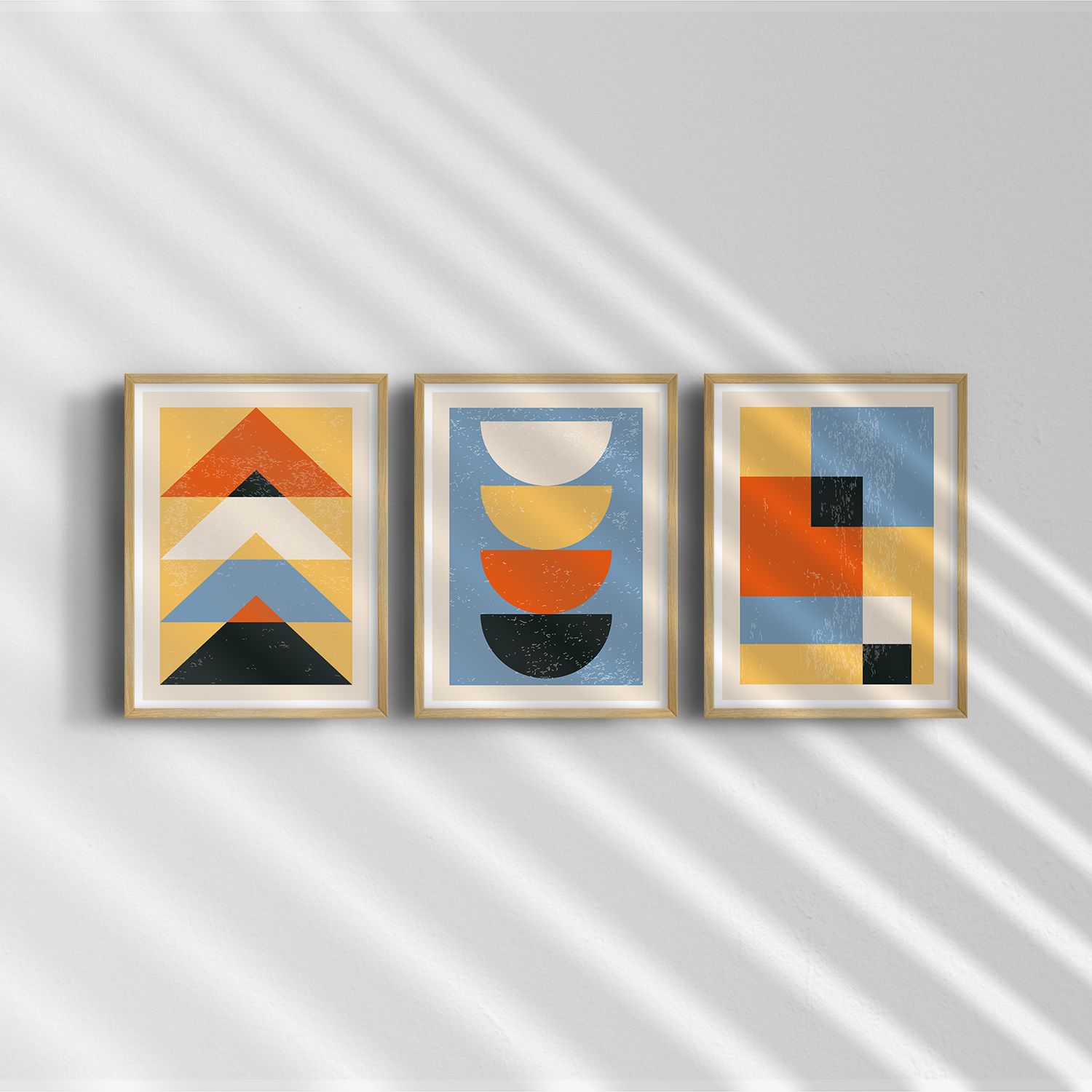 Poster - Abstract Geometric Art / Set of 3