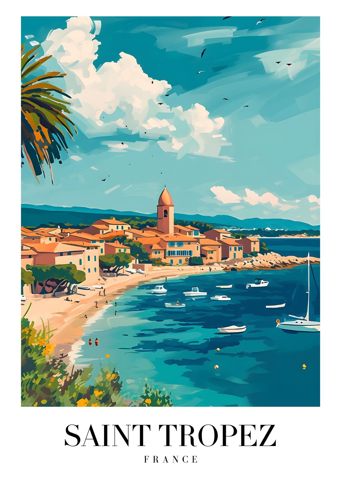 Poster - Saint Tropez, France