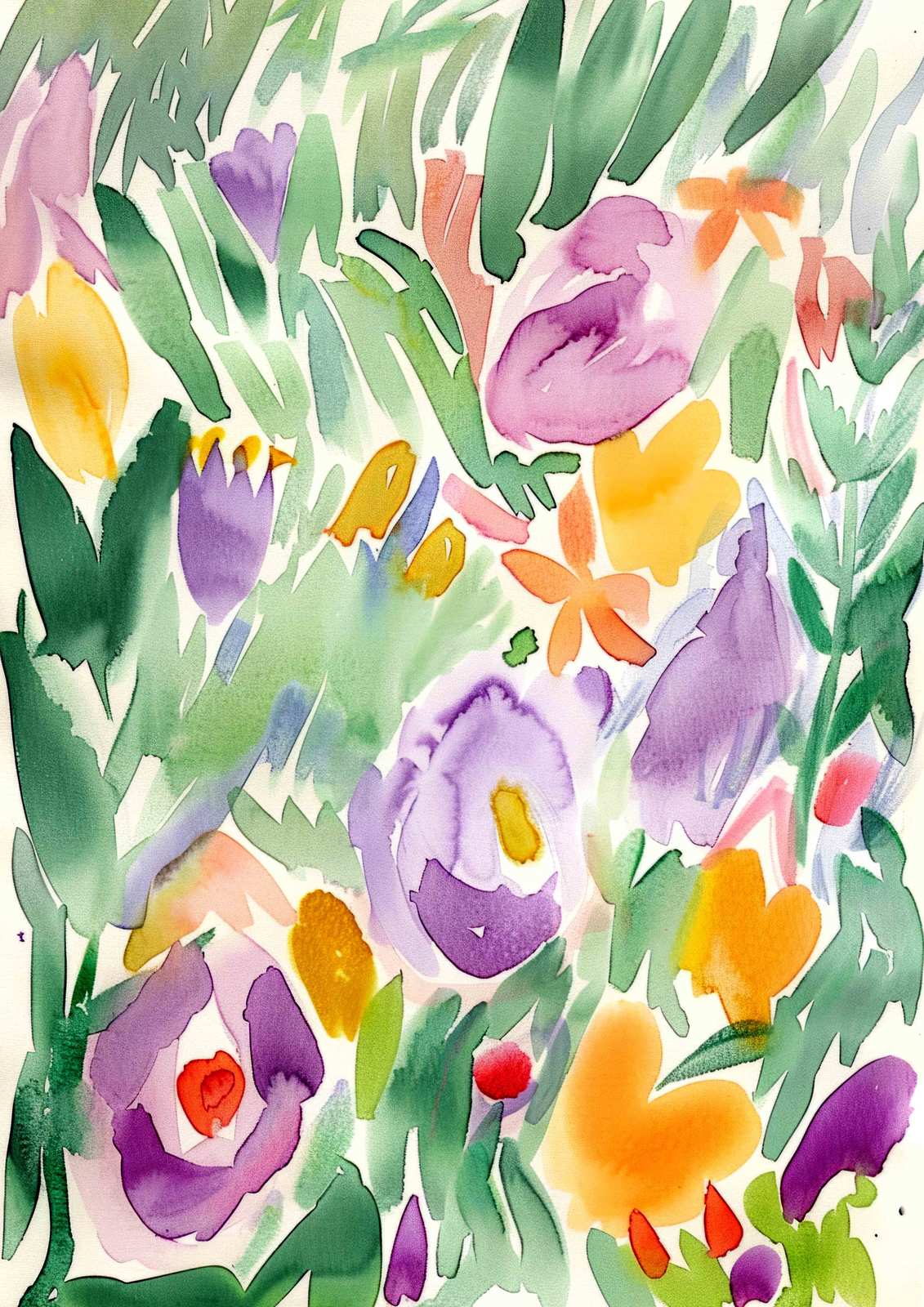 Poster - Floral Watercolor Artwork