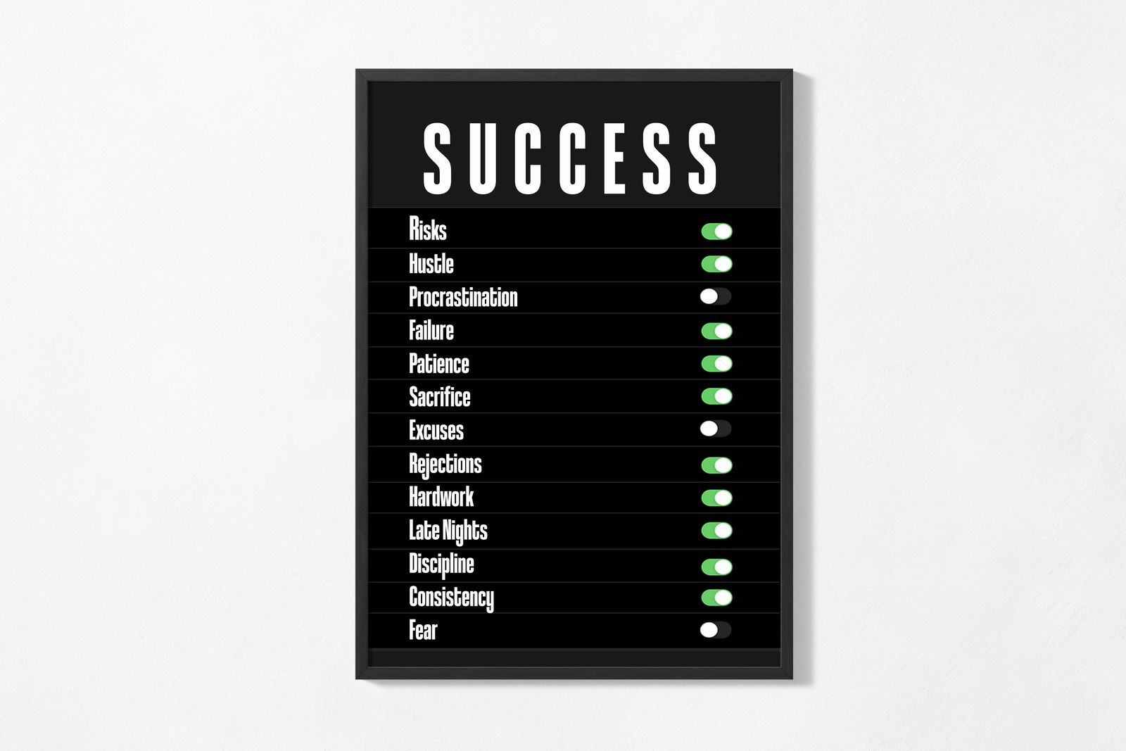 Poster - Success Checklist