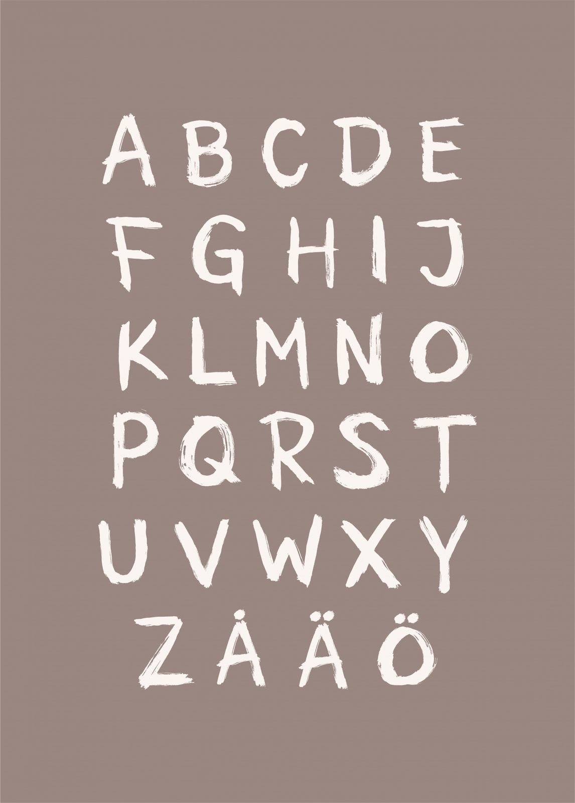Poster - Alphabet Design