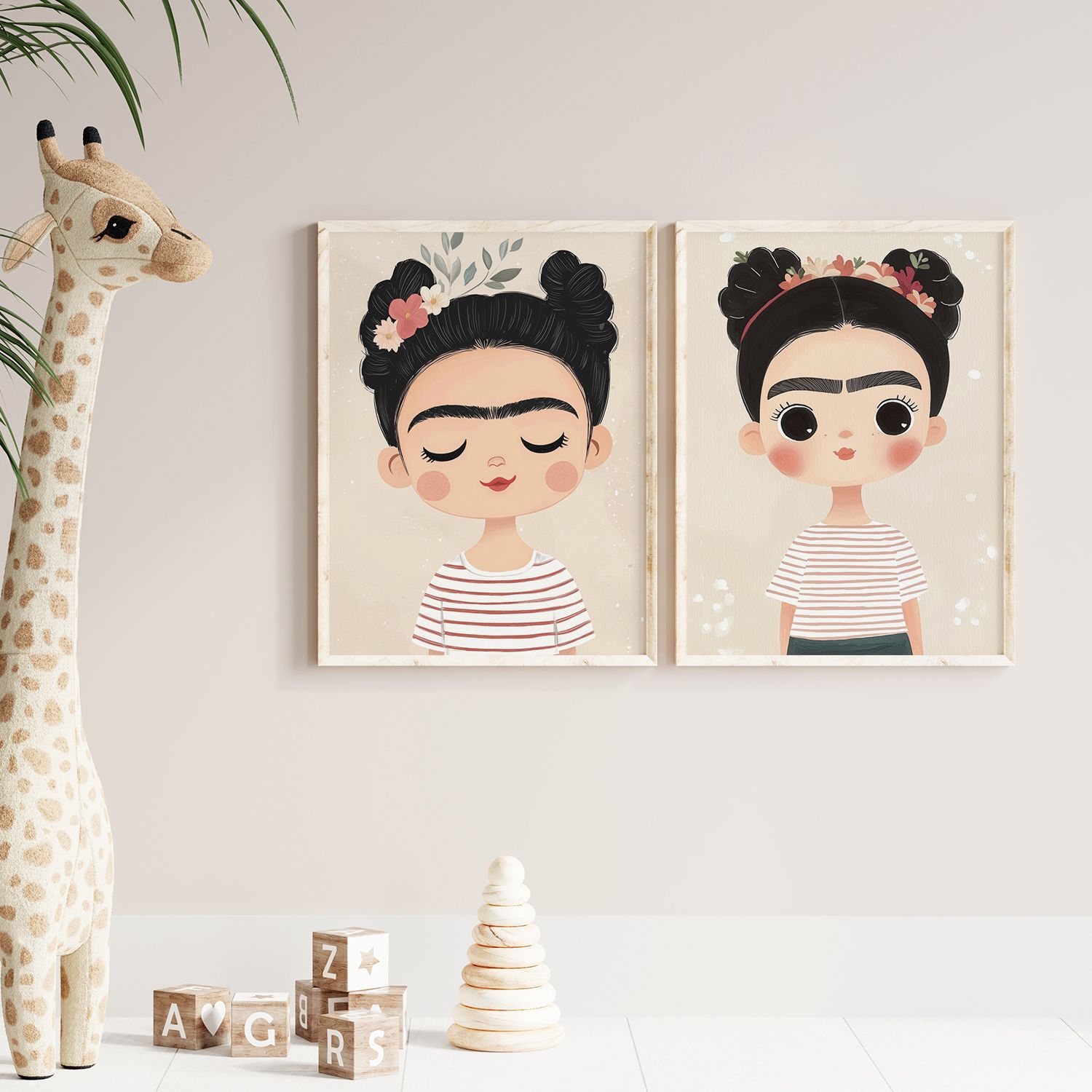 Poster - Frida Kahlo Portraits Set of 2