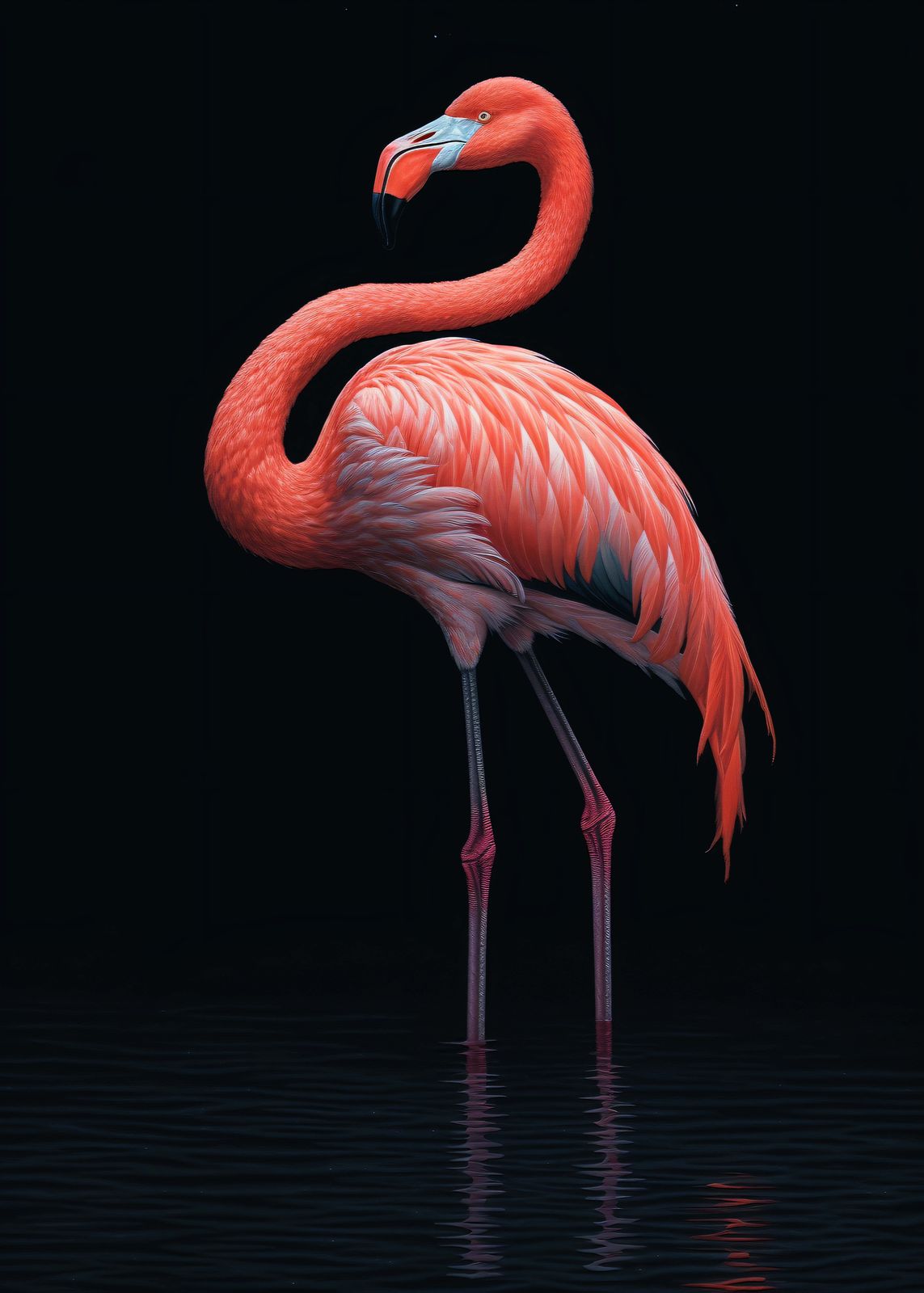 Poster - Flamingo Elegance