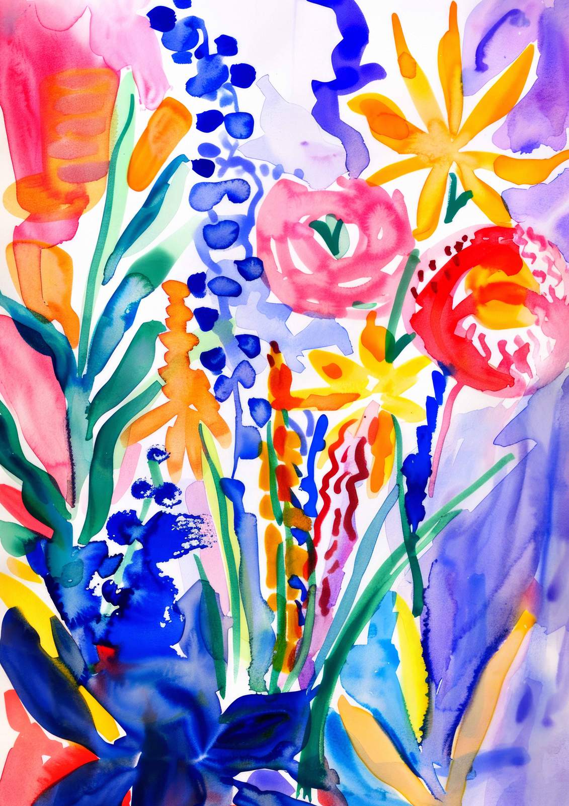 Poster - Vibrant Floral Artwork