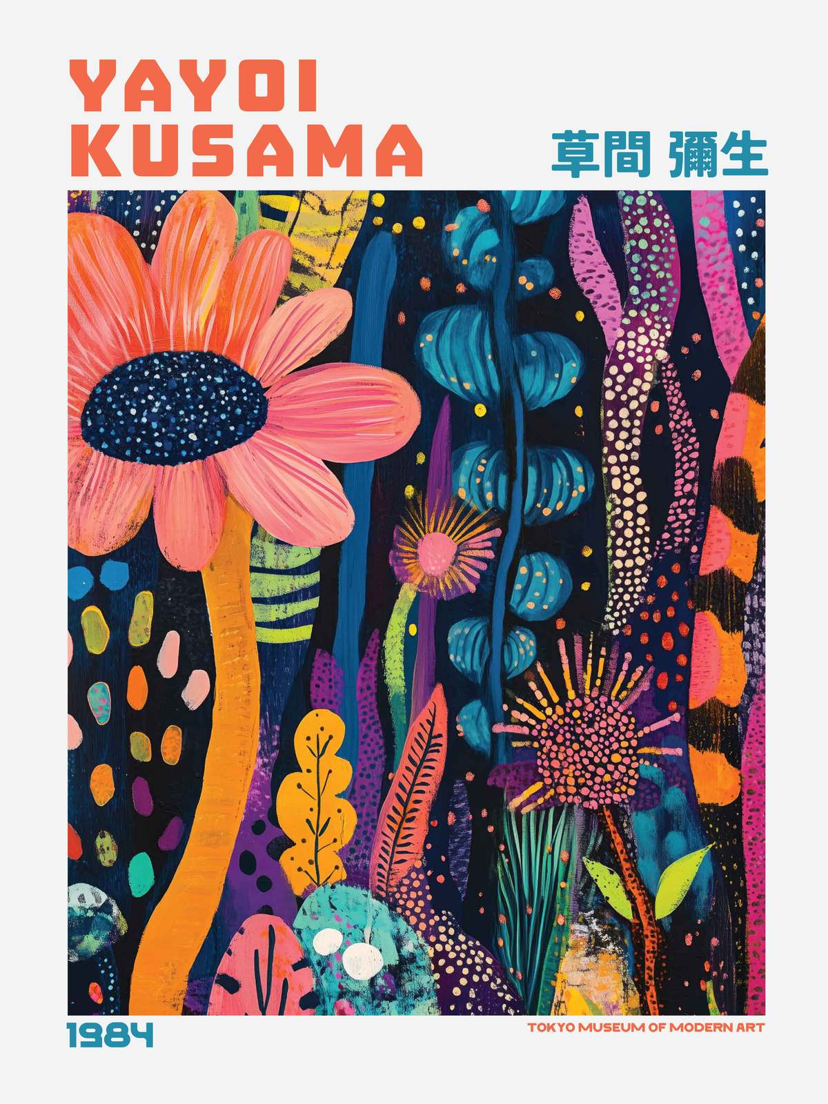 Poster - Yayoi Kusama Inspired Artwork