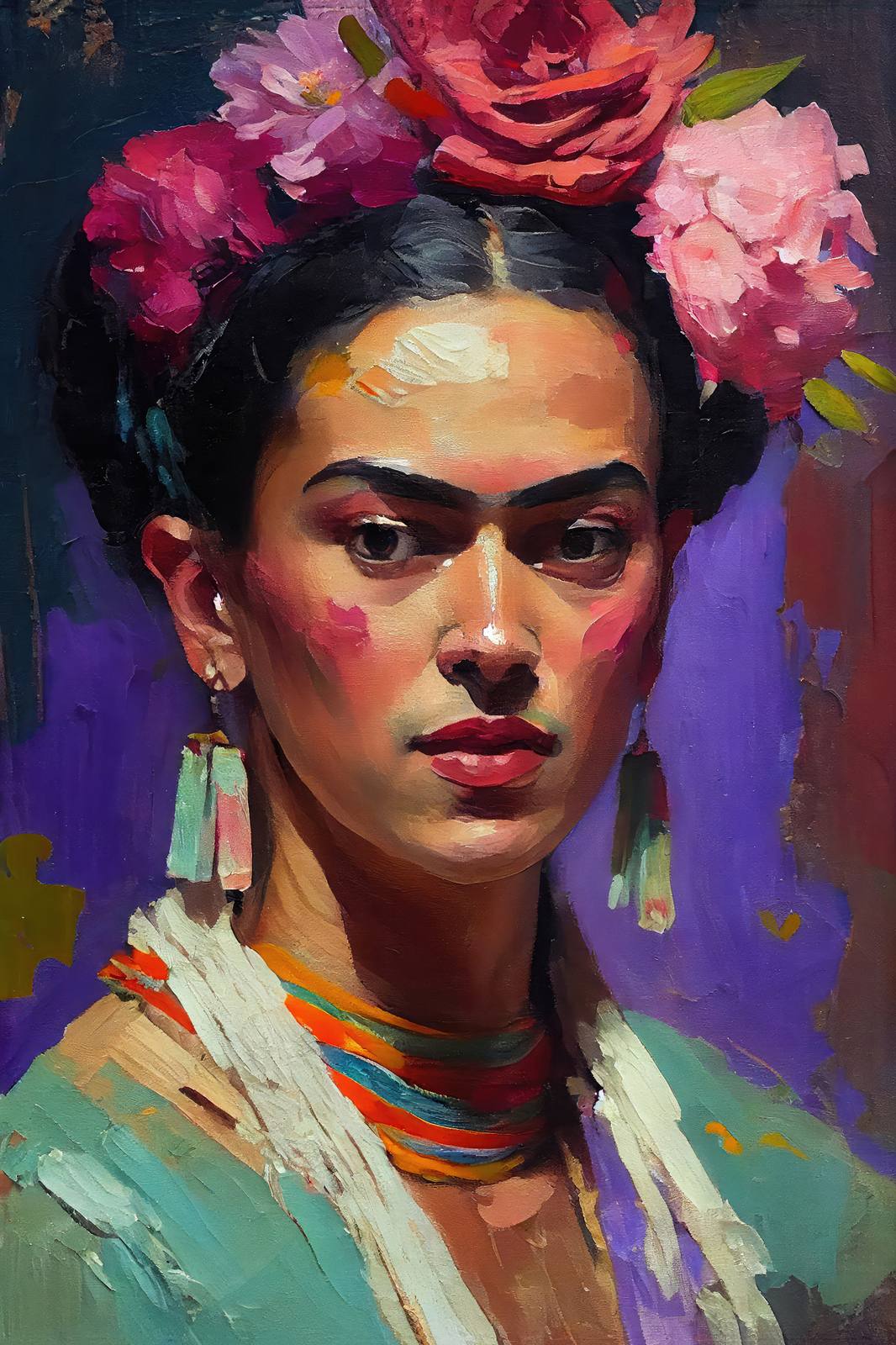 Poster - Frida Kahlo Portrait