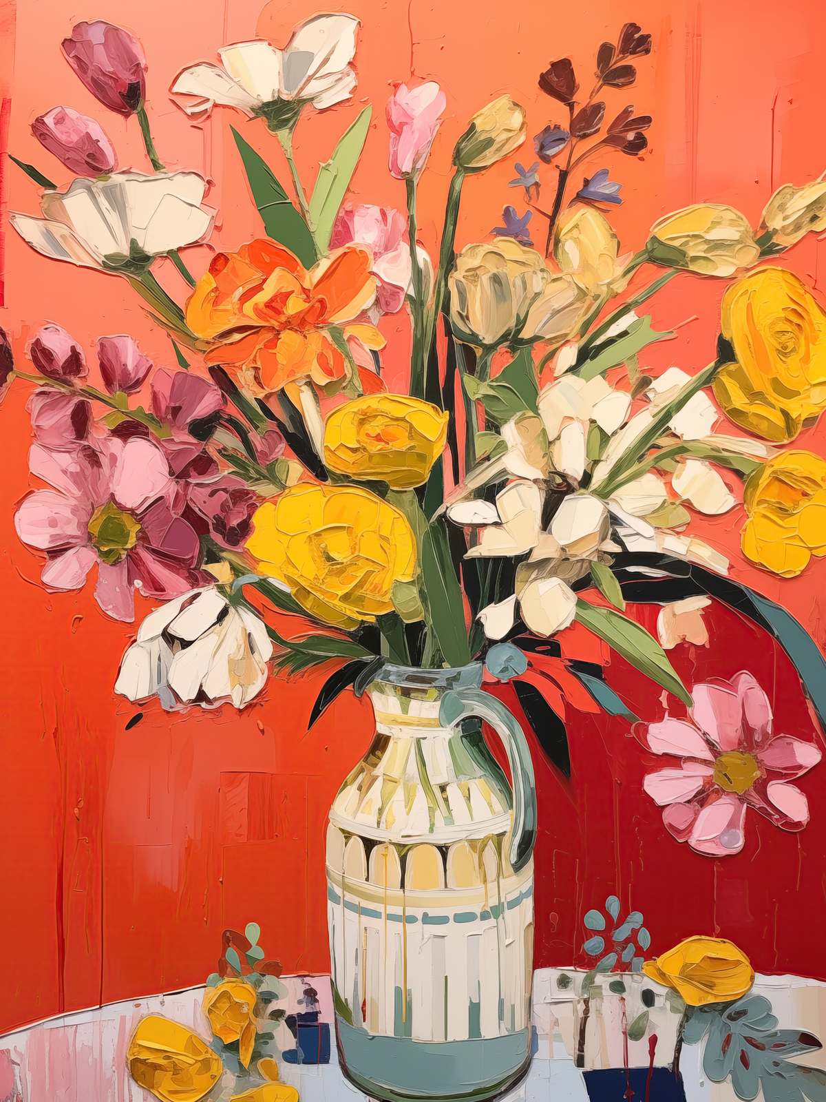 Poster - Vibrant Floral Art