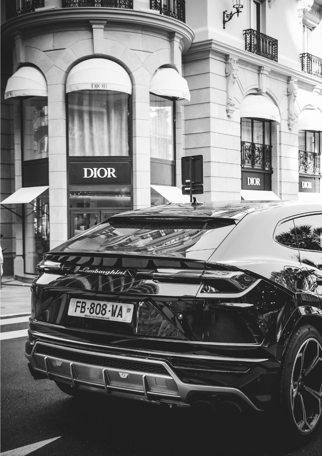 Lamborghini and Dior Poster