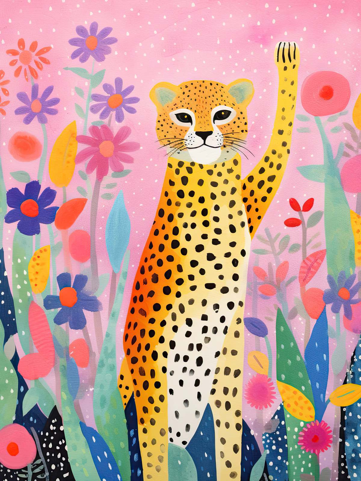 Poster - Cheerful Cheetah
