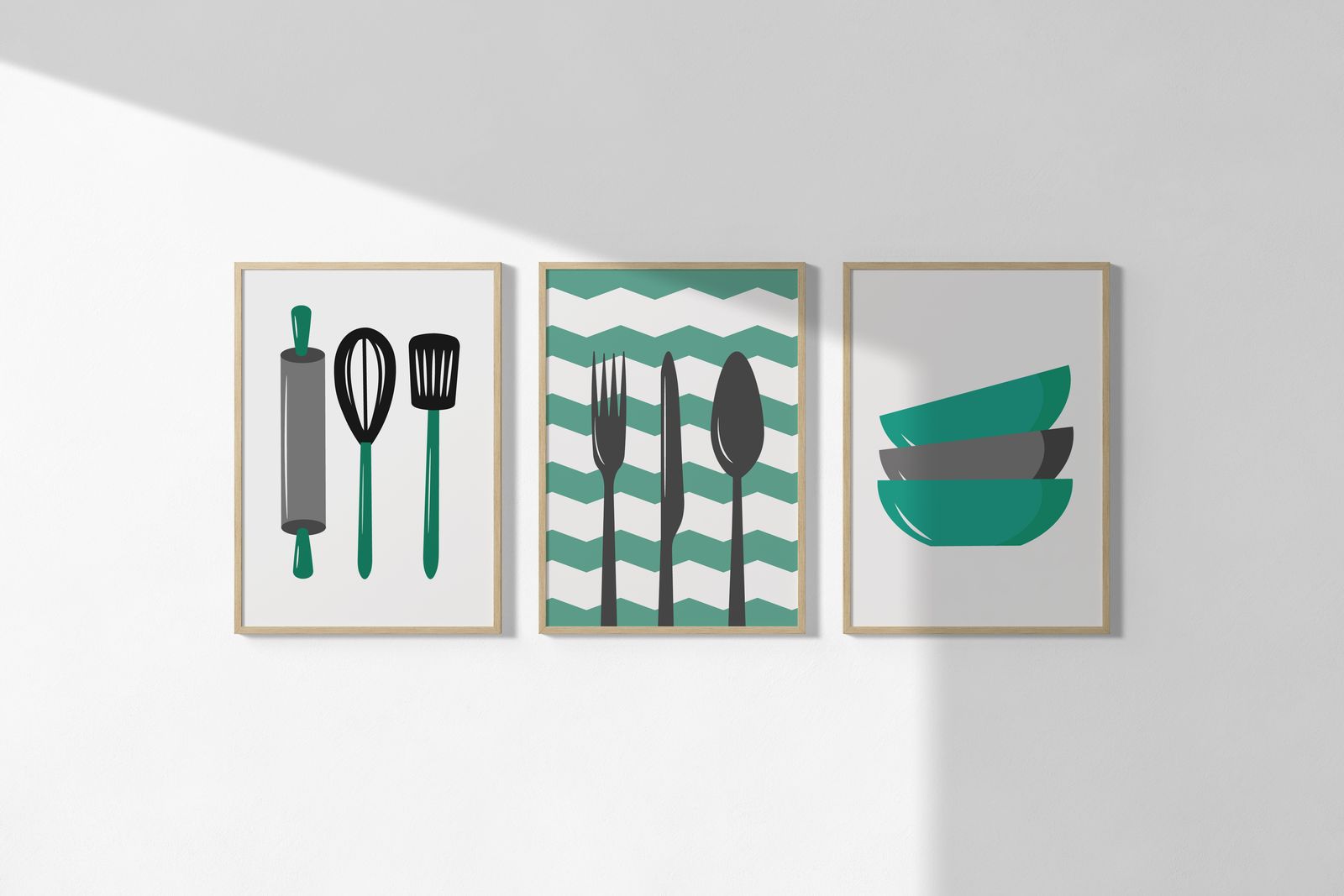 Poster - Kitchenware Art / Set of 3