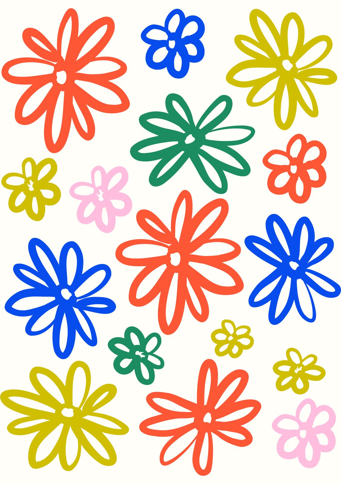 Poster - Vibrant Floral Design