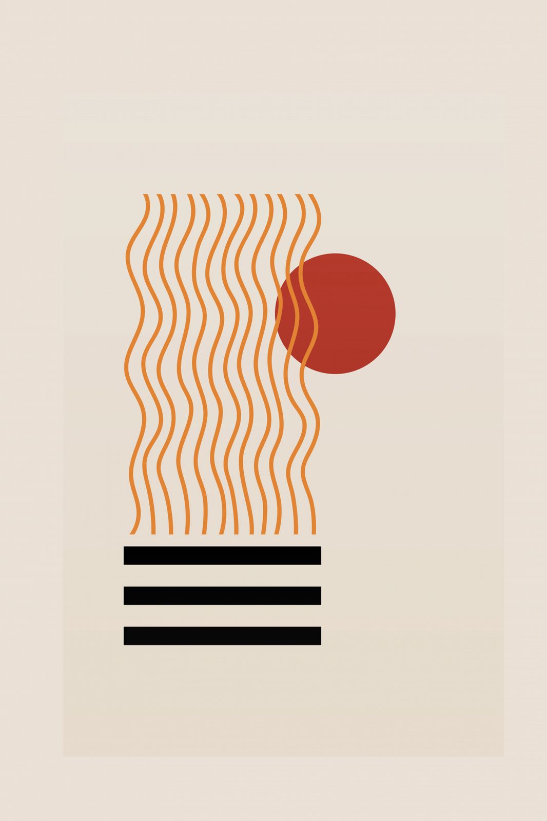 Poster - Abstract Art Waves