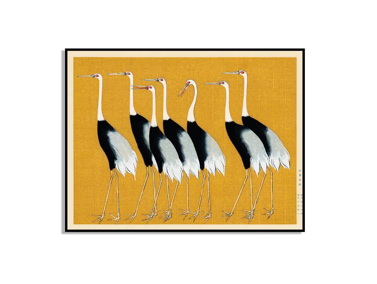 Cranes Artistic Poster