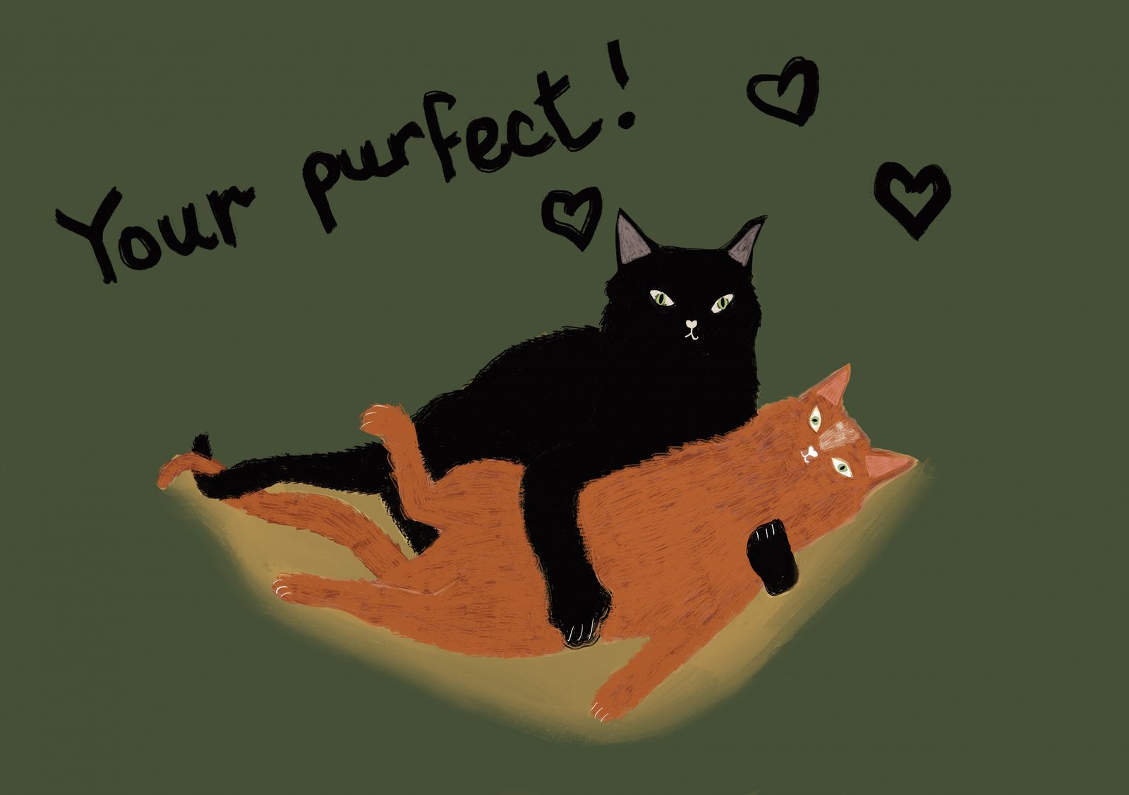 Poster - Playful Cats