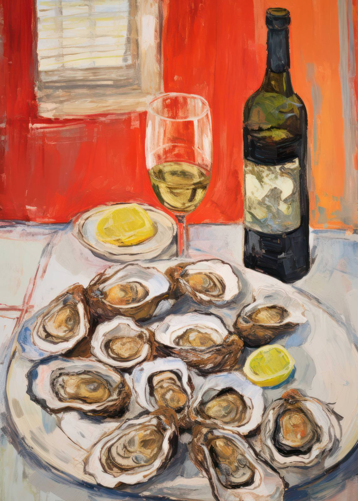 Poster - Still Life with Wine