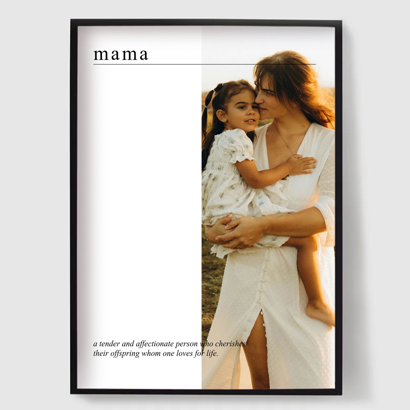 Personalised Poster - Minimal Loved Ones Poster