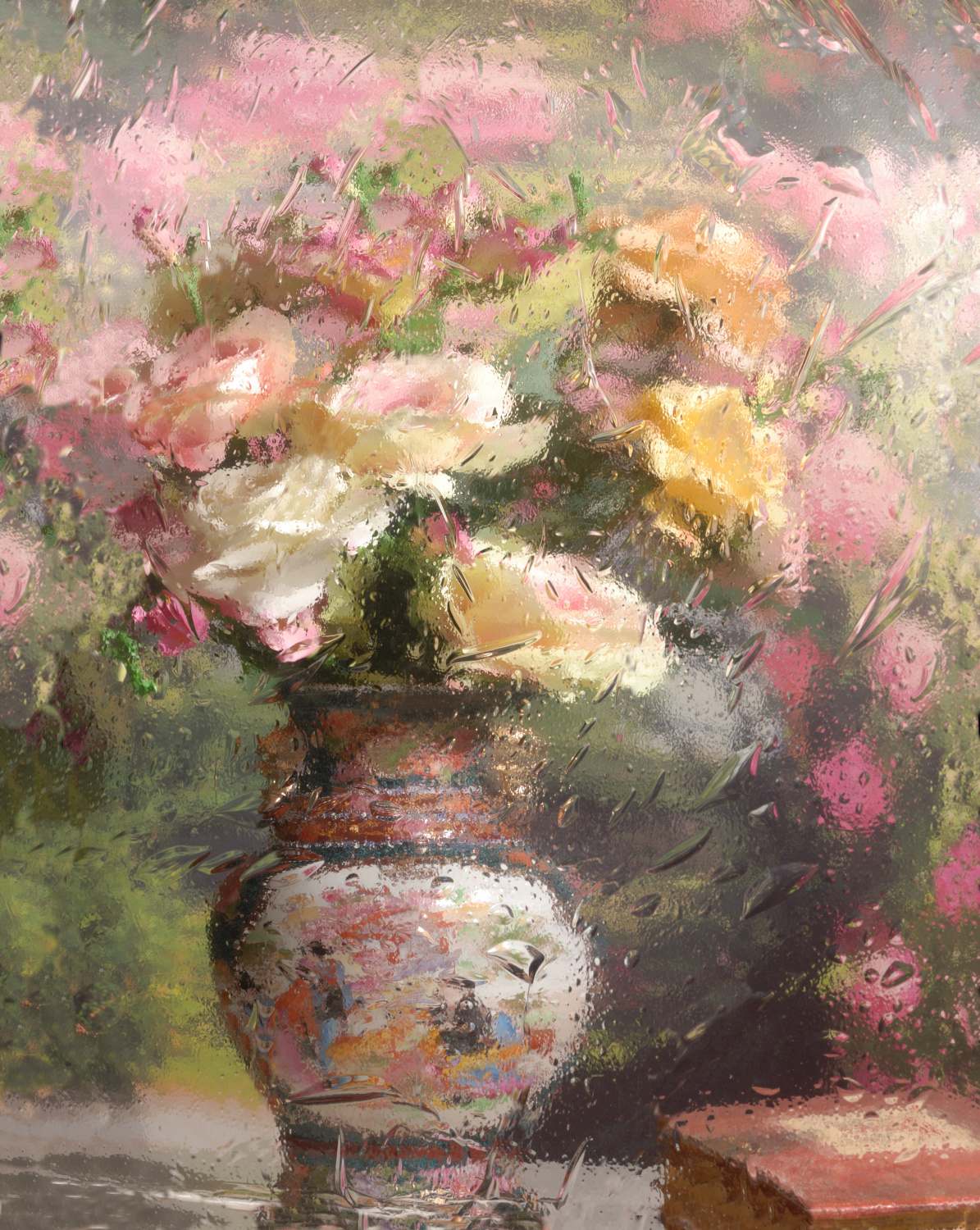 Poster - Floral Vase Painting