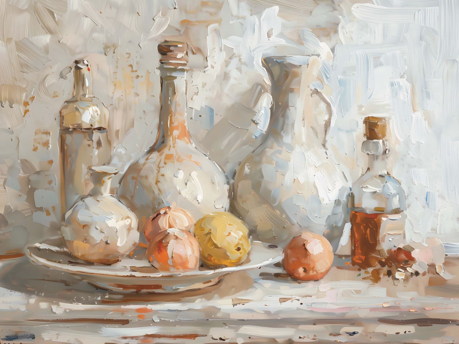 Poster - Still Life with Bottles