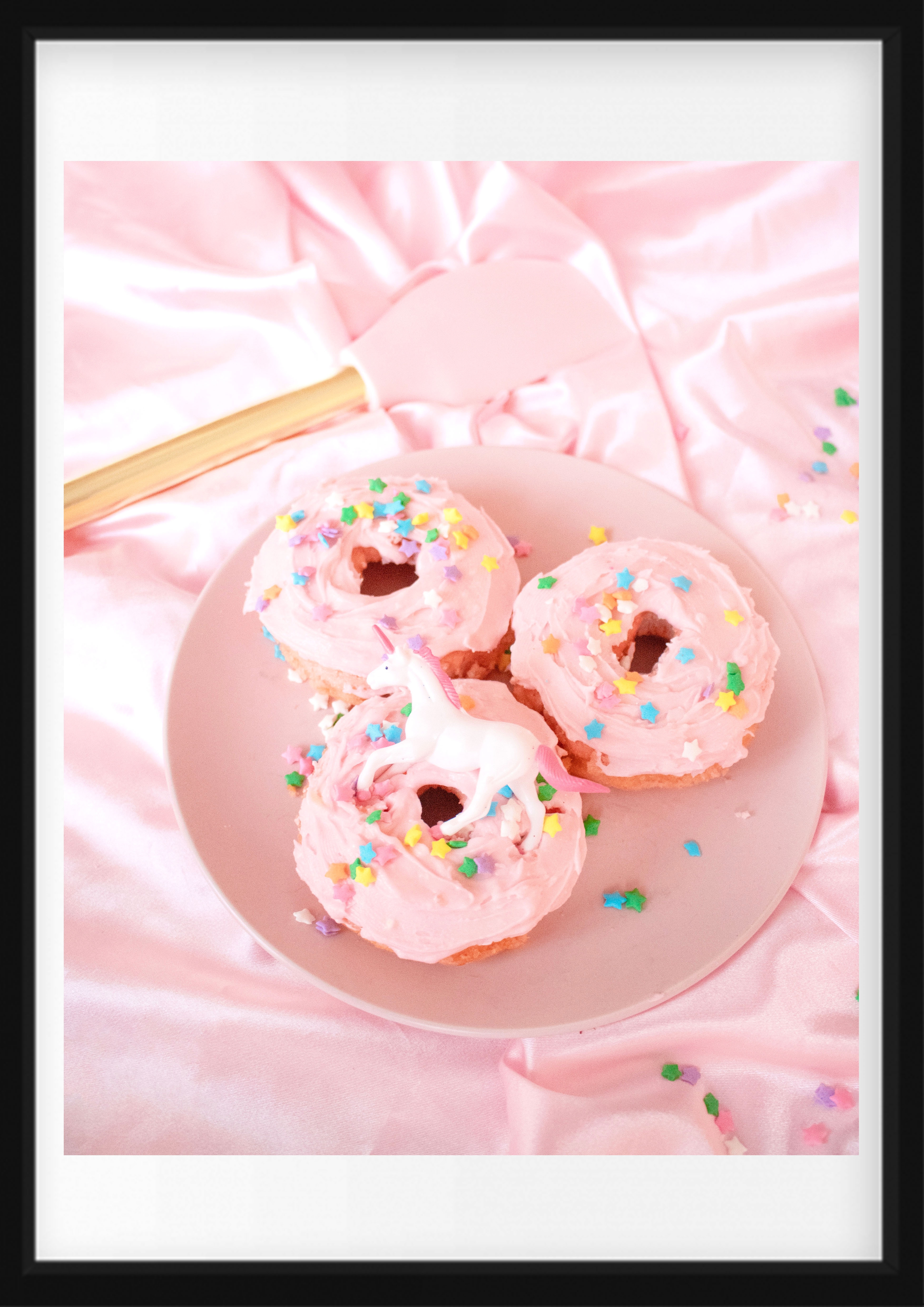 POSTER - Pink donuts