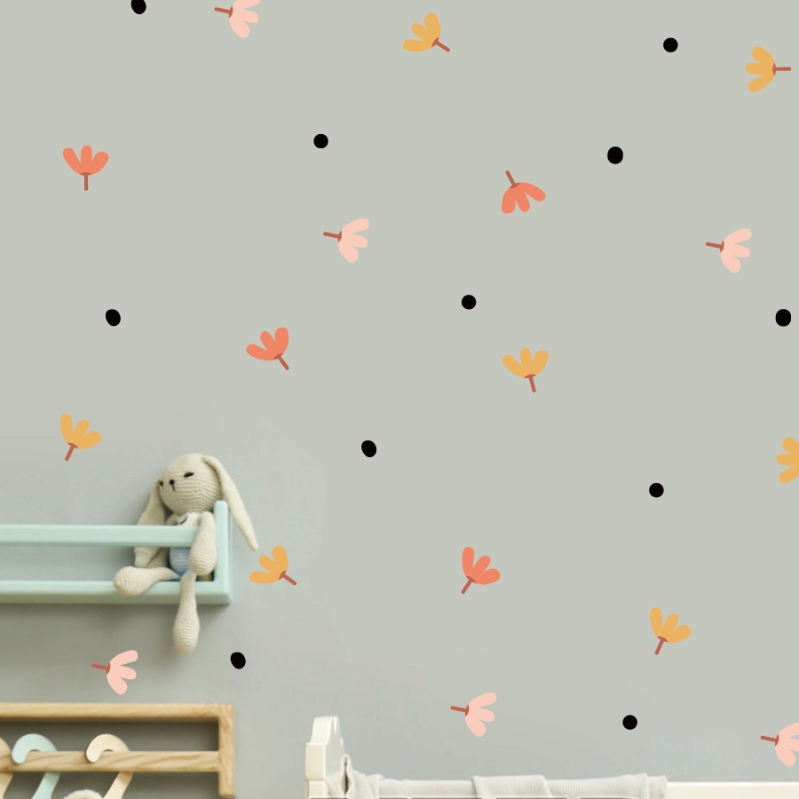 Wallsticker -  Flowers