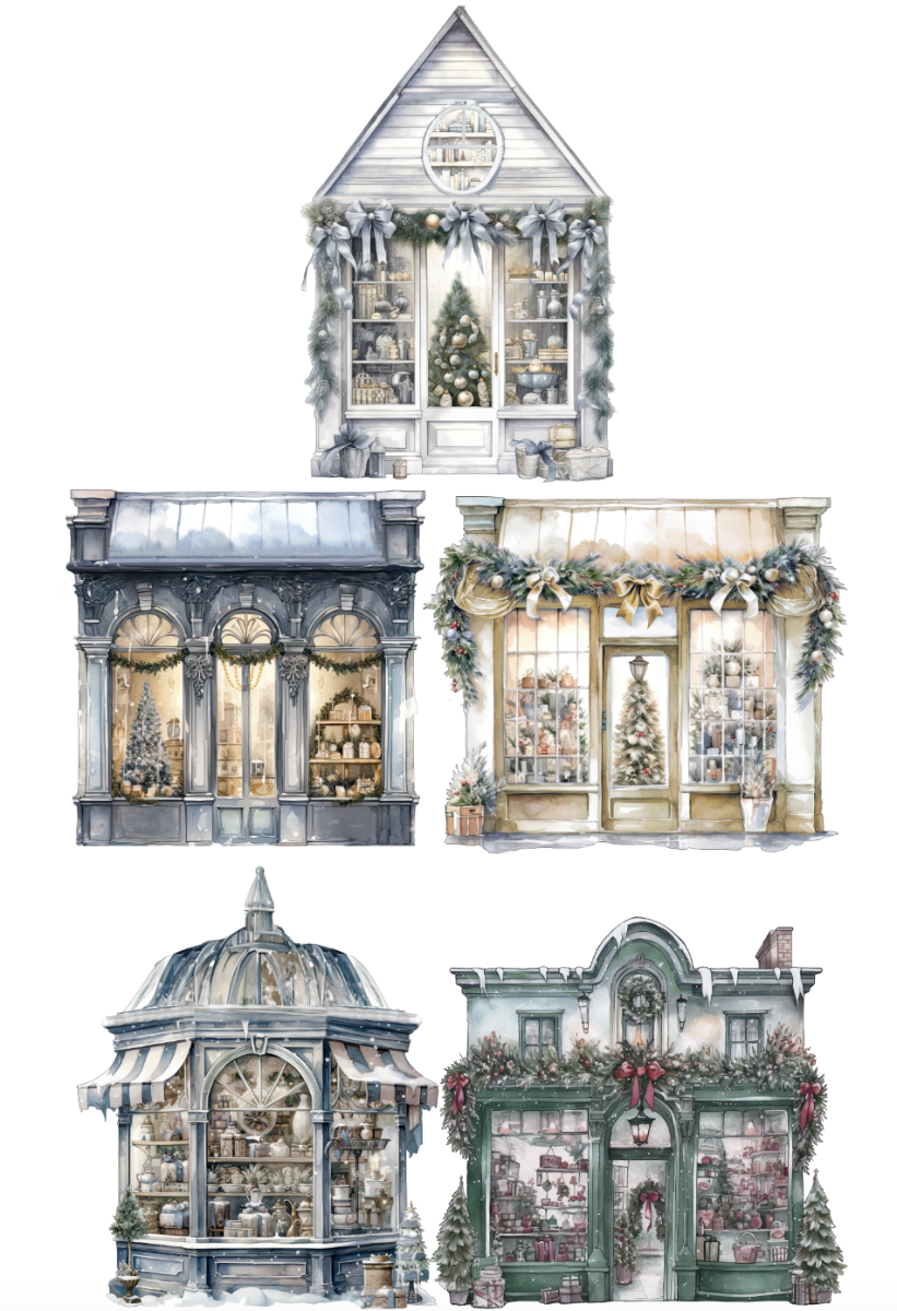 Wallsticker – Christmas Shops