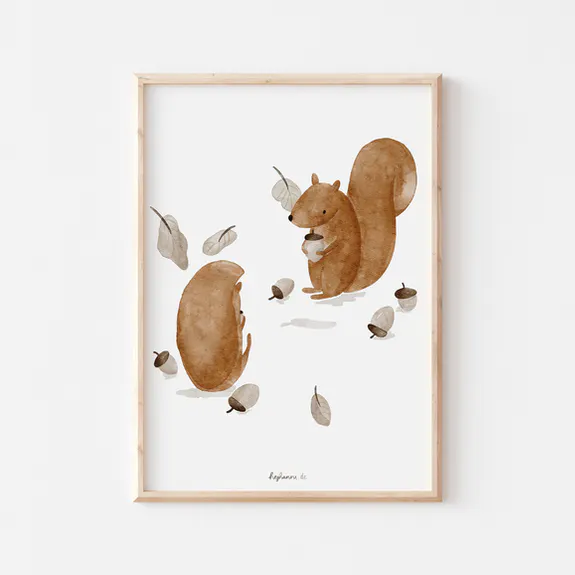 Poster - Squirrels