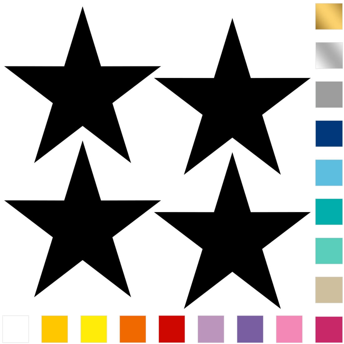 Wallsticker -  Stars / Big