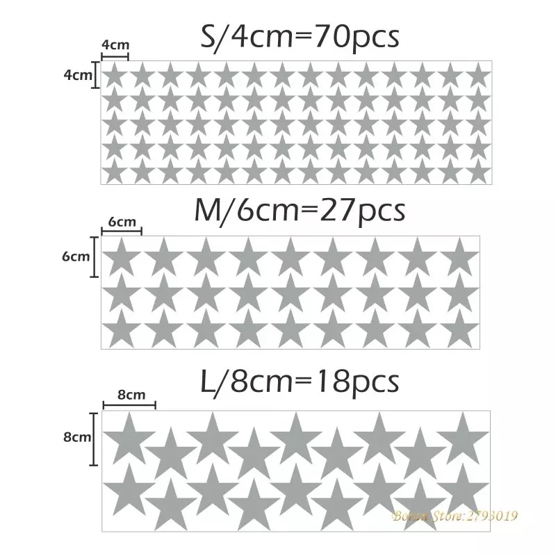 Wallsticker - Stars