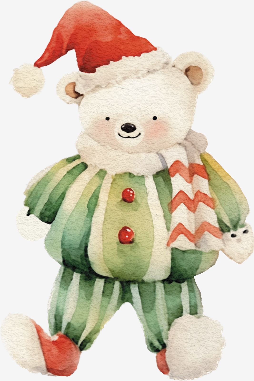 Christmas Bear Sticker
