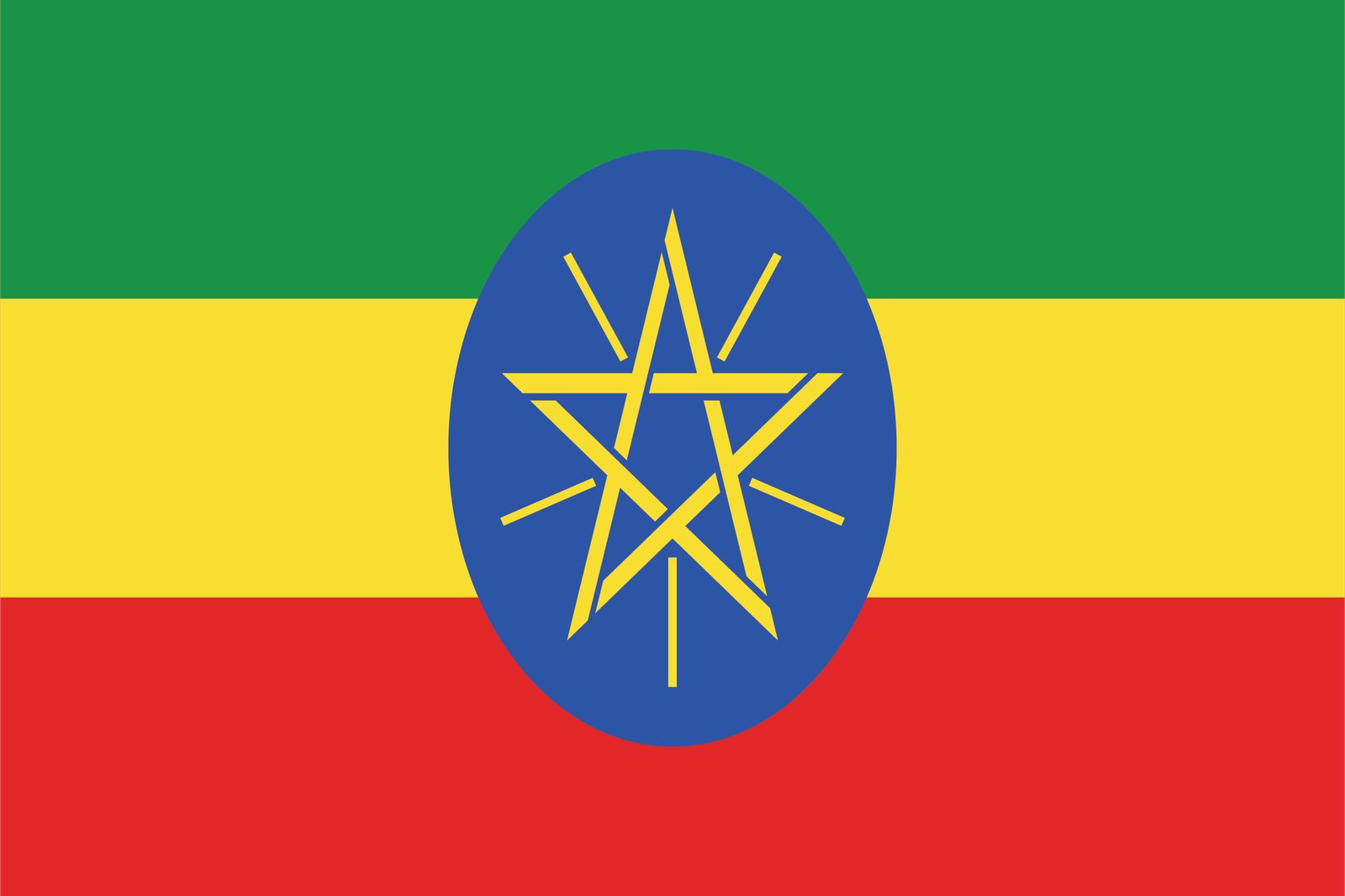 Ethiopia Flag - Sticker