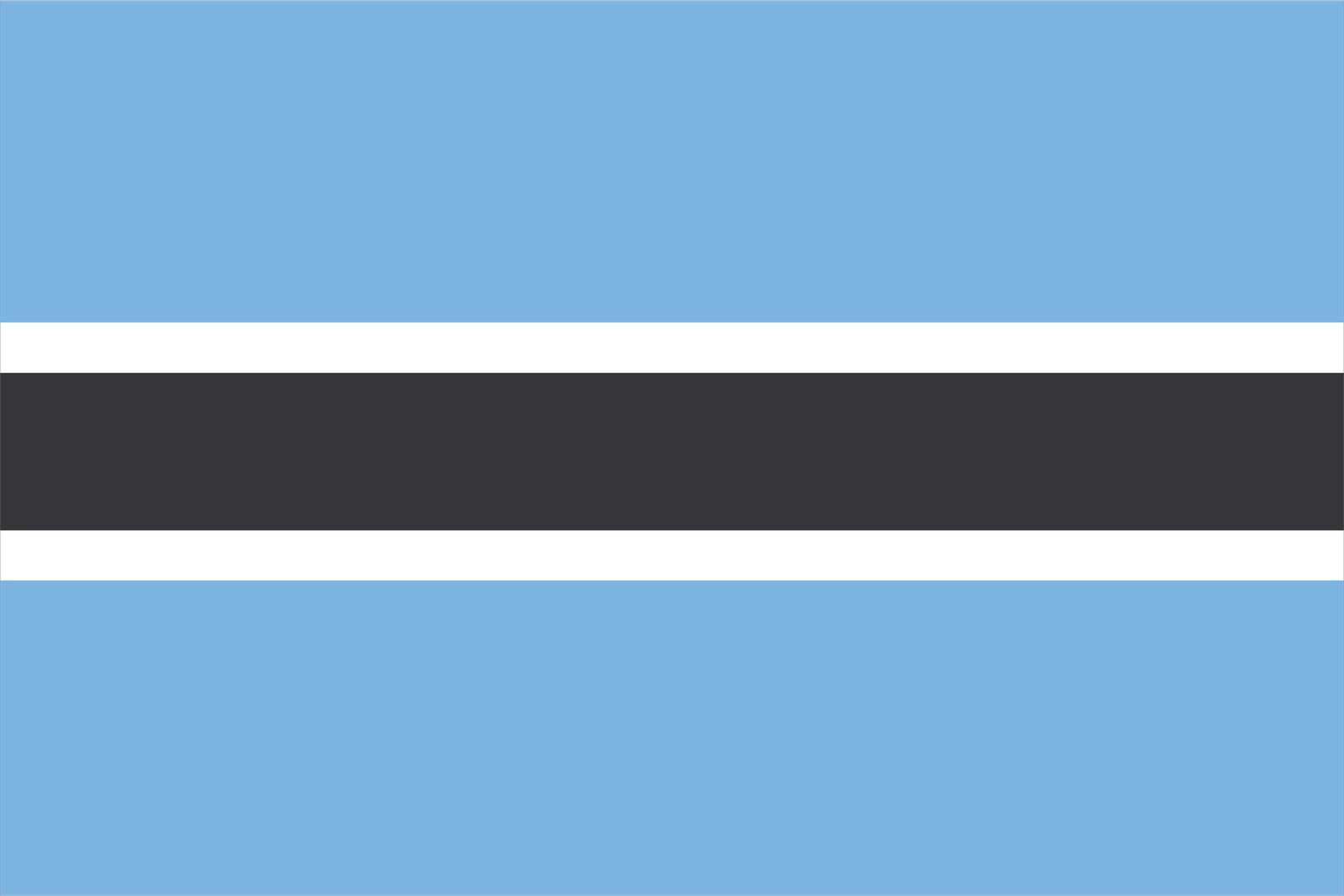 Botswana Flag - Sticker