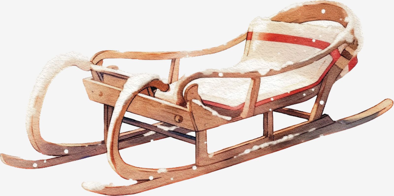 Vintage Sled Sticker