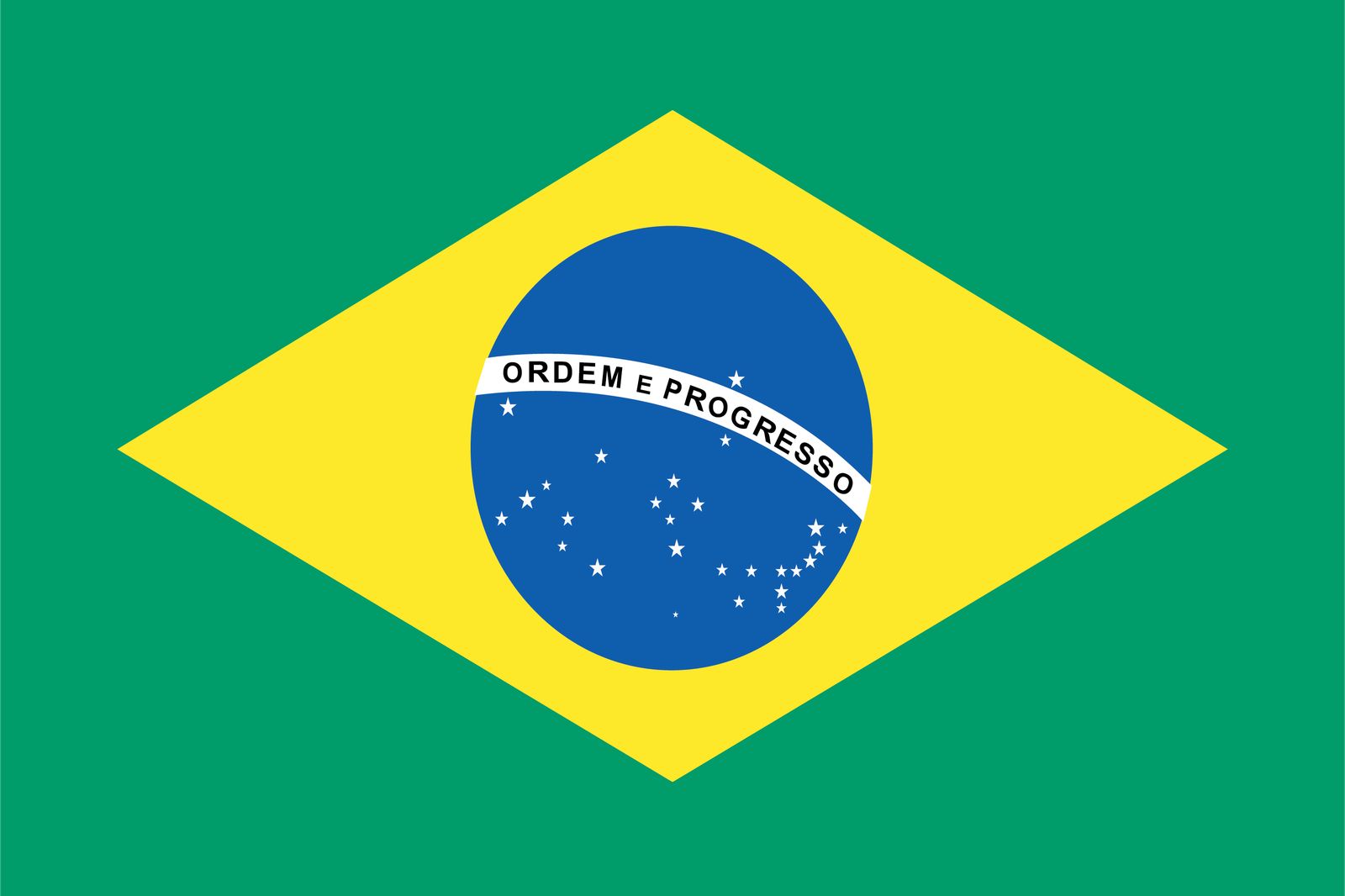 Brazil Flag - Sticker